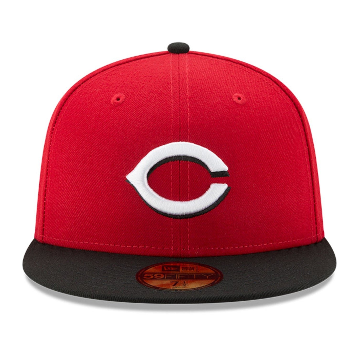 New Era 59Fifty Authentic MLB Cincinnati Reds Baseball Cap - Official Road Hat in Red & Black | Perfect for Baseball Games, Sports Fans & Streetwear Fashion