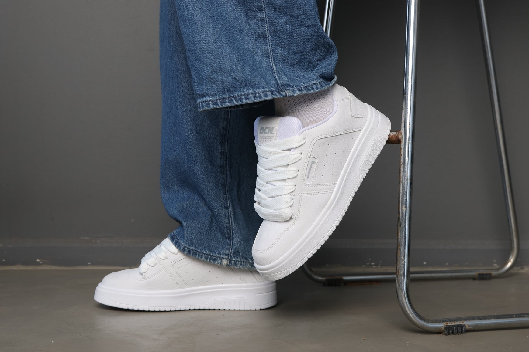 Ocn Mystic White Sneakers - Women's Casual Running Shoes for Walking, Gym & Everyday Wear