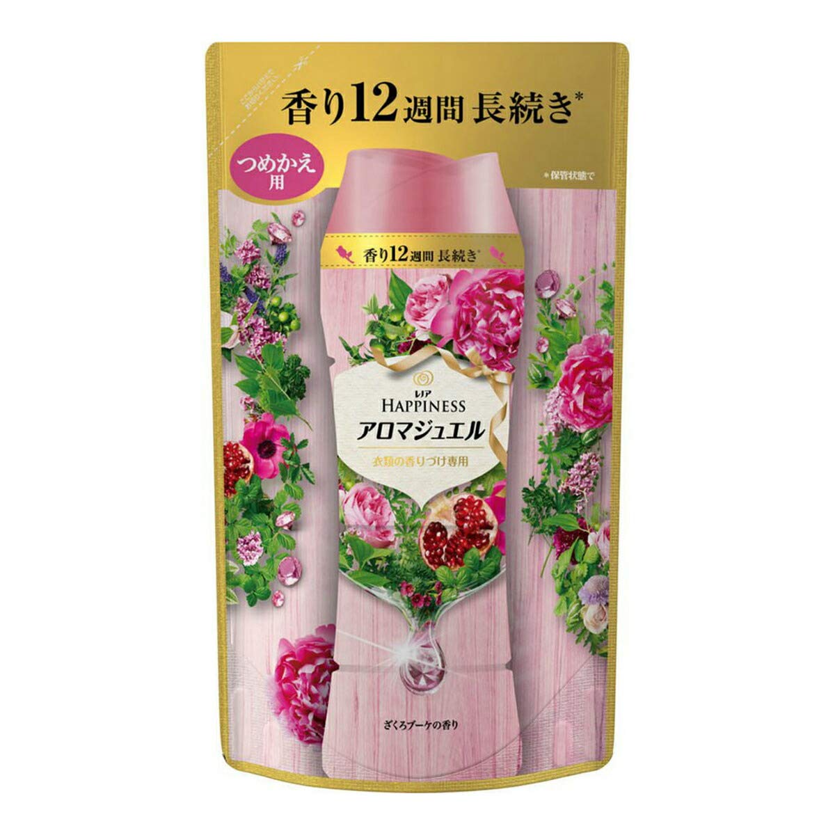 Lenoah Happiness Aroma Jewel Pomegranate Bouquet Fragrance Refill - 8 Pack | Long-Lasting Home & Car Air Freshener for Relaxation & Stress Relief