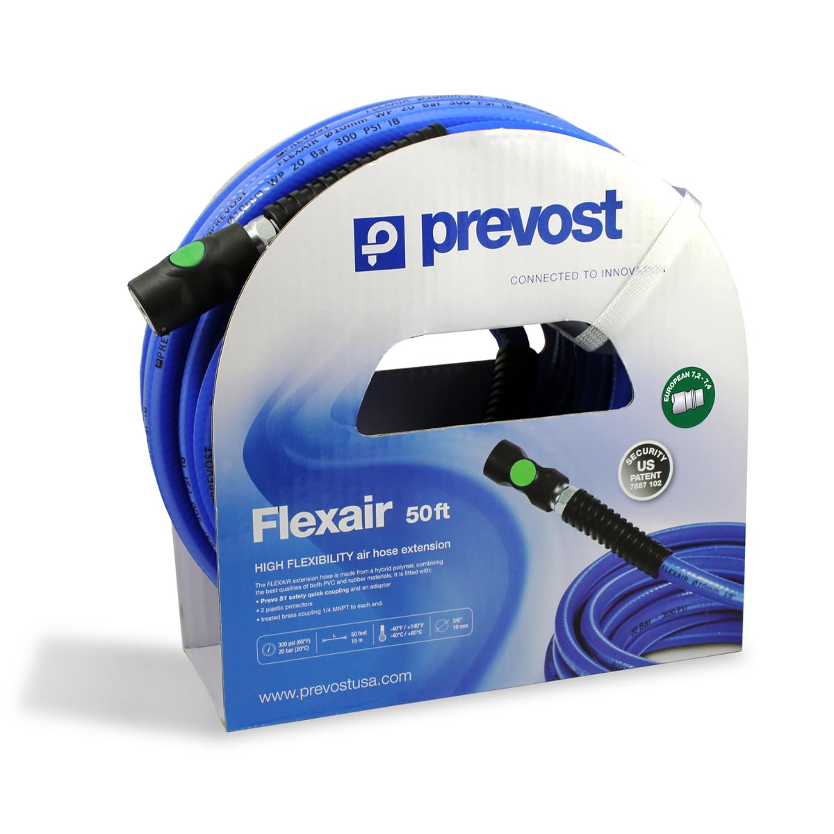 Prevost Flexair High Flow Air Hose Assembly - RSTRESB3850 - Durable & Flexible for Industrial & Automotive Use