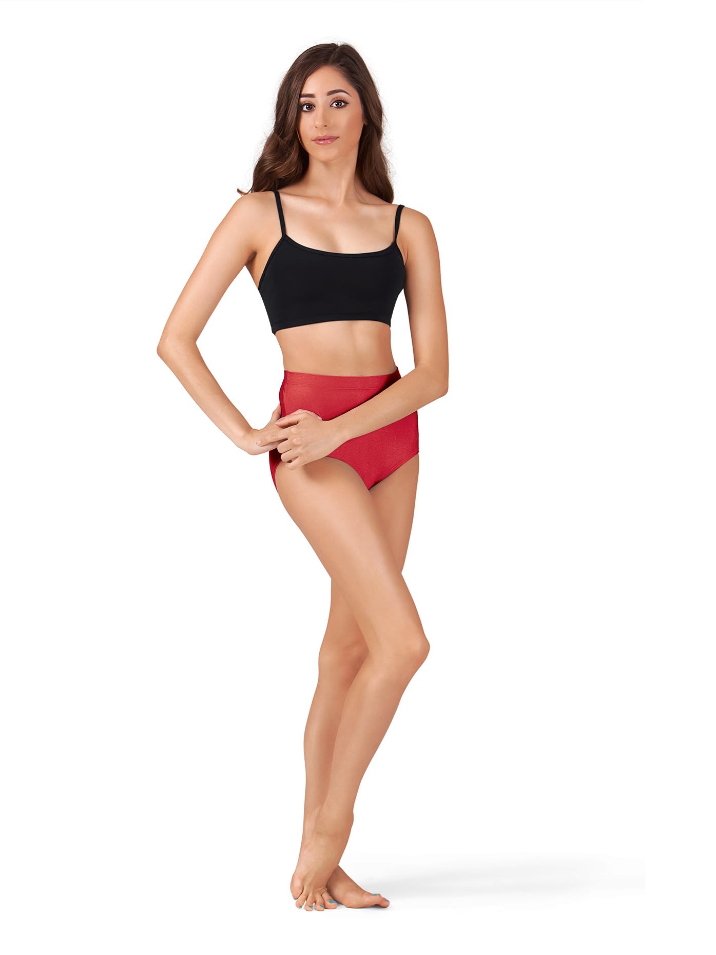 High-Waist Dance Briefs for Women - Comfortable & Stretchy Performance Underwear for Ballet, Yoga & Workouts
