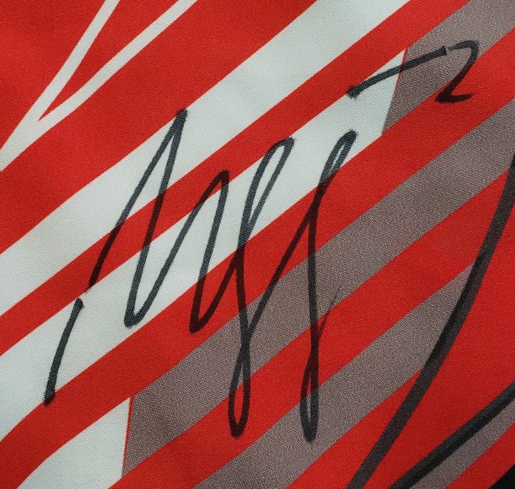 Authentic Khamzat Chimaev Signed Red UFC Fight Shorts - PSA Certified Collectible for MMA Fans and Memorabilia Enthusiasts | Perfect for Display, Gifts, and Sports Collections