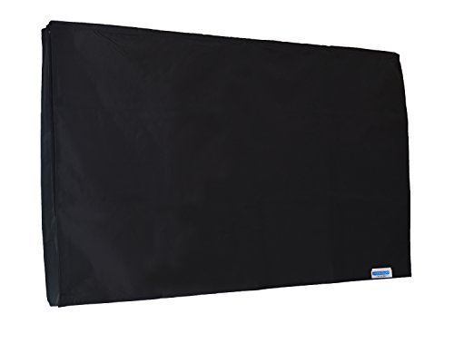 Comp Bind Technology Marine Black Waterproof TV Cover for Sony XBR65X900F 65'' UHD Smart TV - 57.5''W x 3.6''D x 33.6''H - Ideal for Outdoor, Patio, and Marine Use
