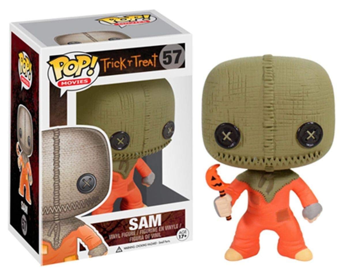 Funko POP Movies: Sam Trick or Treat Vinyl Figure - Horror Collectible for Halloween Decor & Gift - Perfect for Movie Fans, Shelf Displays & Themed Parties