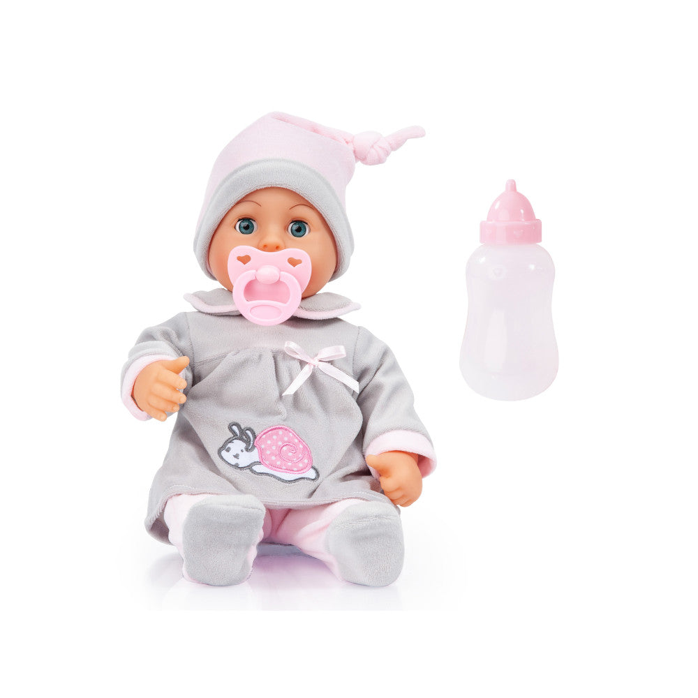 Bayer Design 15 inch Interactive Baby Doll with First Words - Realistic Talking & Learning Toy for Toddlers | Perfect Gift for Girls & Boys | Playtime, Role Play & Early Childhood Development