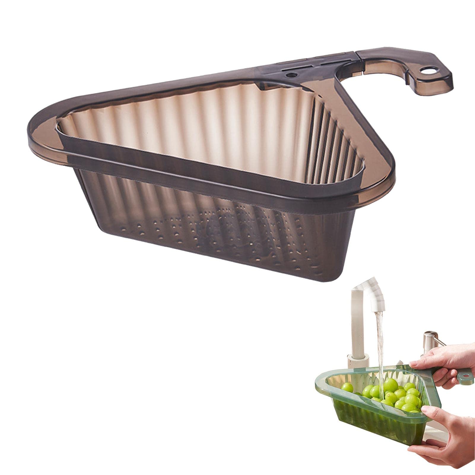 Upgraded Swan Kitchen Sink Drain Basket - Retractable Storage for Tidy Kitchen