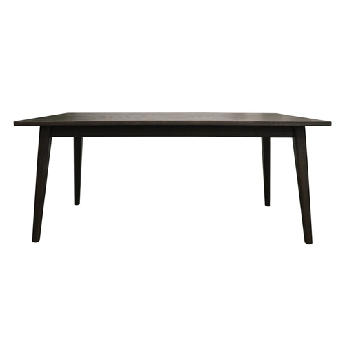 Vicchy 180cm Deep Brown Dining Table - Perfect for Family Gatherings, Dinner Parties & Modern Home Decor