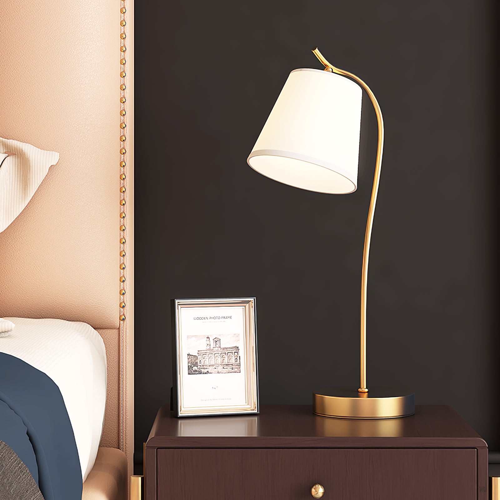 Aneta Table Lamp - Modern LED Desk Lamp with Adjustable Brightness & Color Temperature for Home Office, Bedroom, and Study Room Lighting