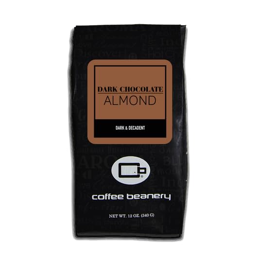 Premium Dark Chocolate Almond Flavored Arabica Coffee - Medium Roast 12oz Bag | Specialty Gourmet Coffee for Home Brewing, Office & Gift Giving