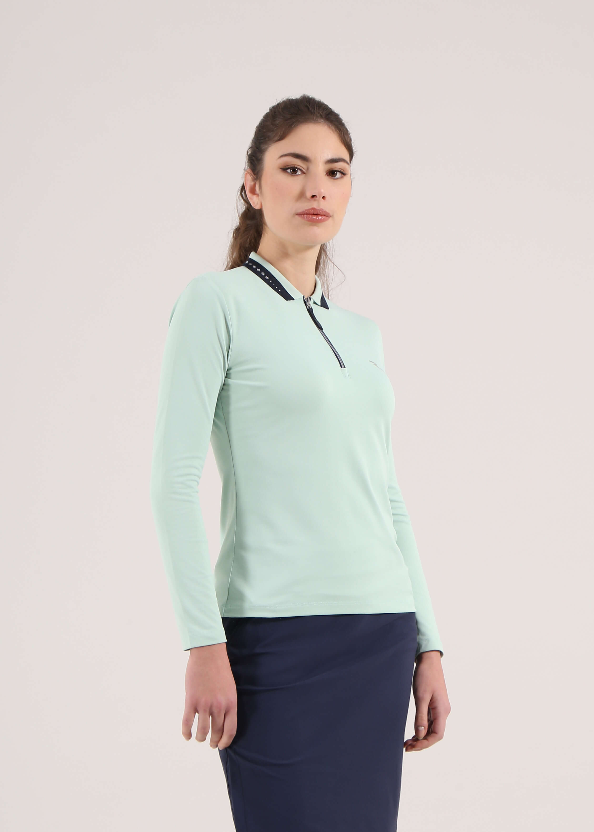 ABUELA Lightweight Sunblock® Long Sleeve Polo Shirt - UPF 50+ UV Protection, Breathable Quick-Dry Fabric for Men & Women - Perfect for Golf, Fishing, Hiking & Outdoor Activities