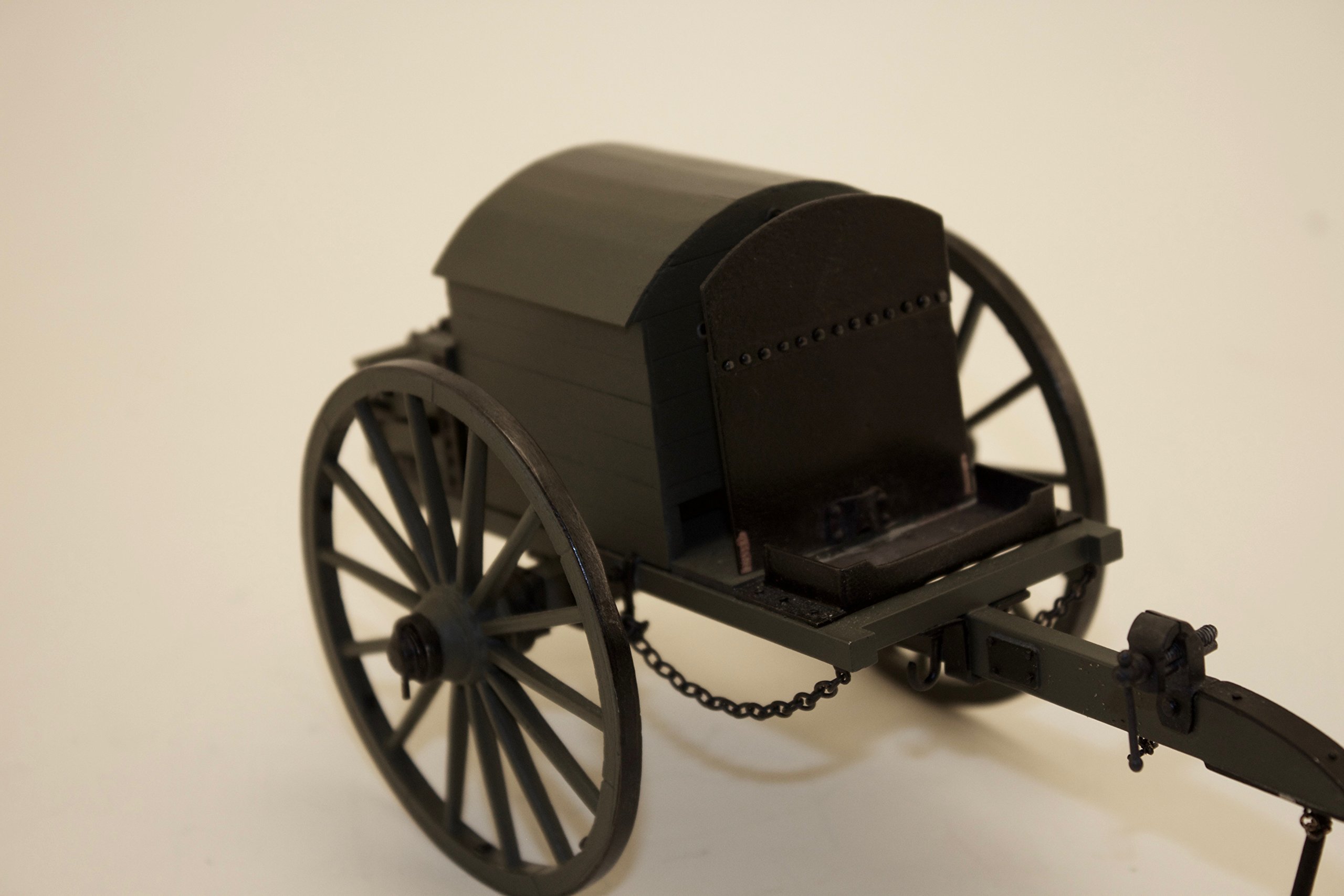 1:16 Scale Civil War Battery Forge Caisson Ammunition Carriage Model - Historical Military Display & Wargaming Scenery for Collectors and Enthusiasts