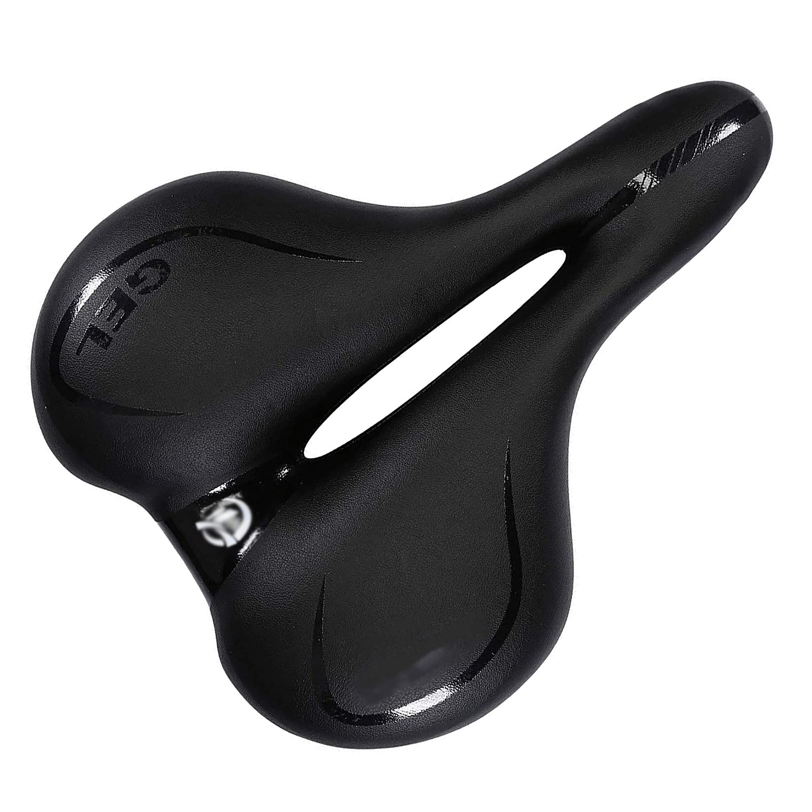 NXW Gel Bike Seat Cushion - Extra Wide Waterproof Memory Foam Bicycle Saddle for Men & Women - Comfortable for MTB, Mountain, Folding, Road, City & Exercise Bikes - Perfect for Long Rides, Commuting & Indoor Cycling Workouts