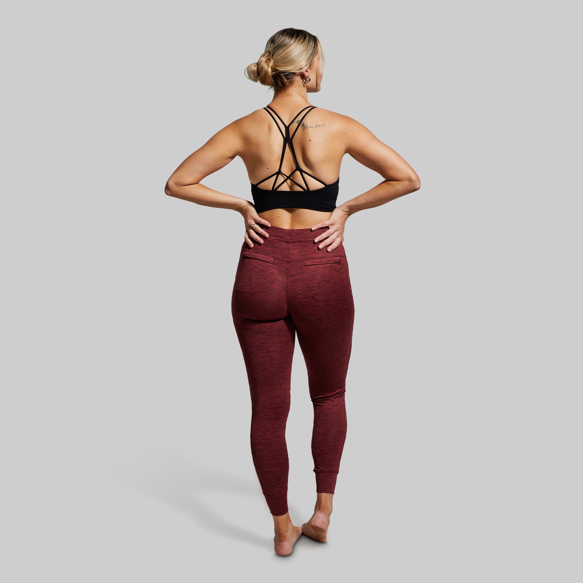 Women's Comfortable Athleisure Jogger Pants - Soft Lounge Pants for Relaxing at Home, Yoga, Running Errands (Maroon) - Perfect for Casual Wear, Travel & Cozy Weekends