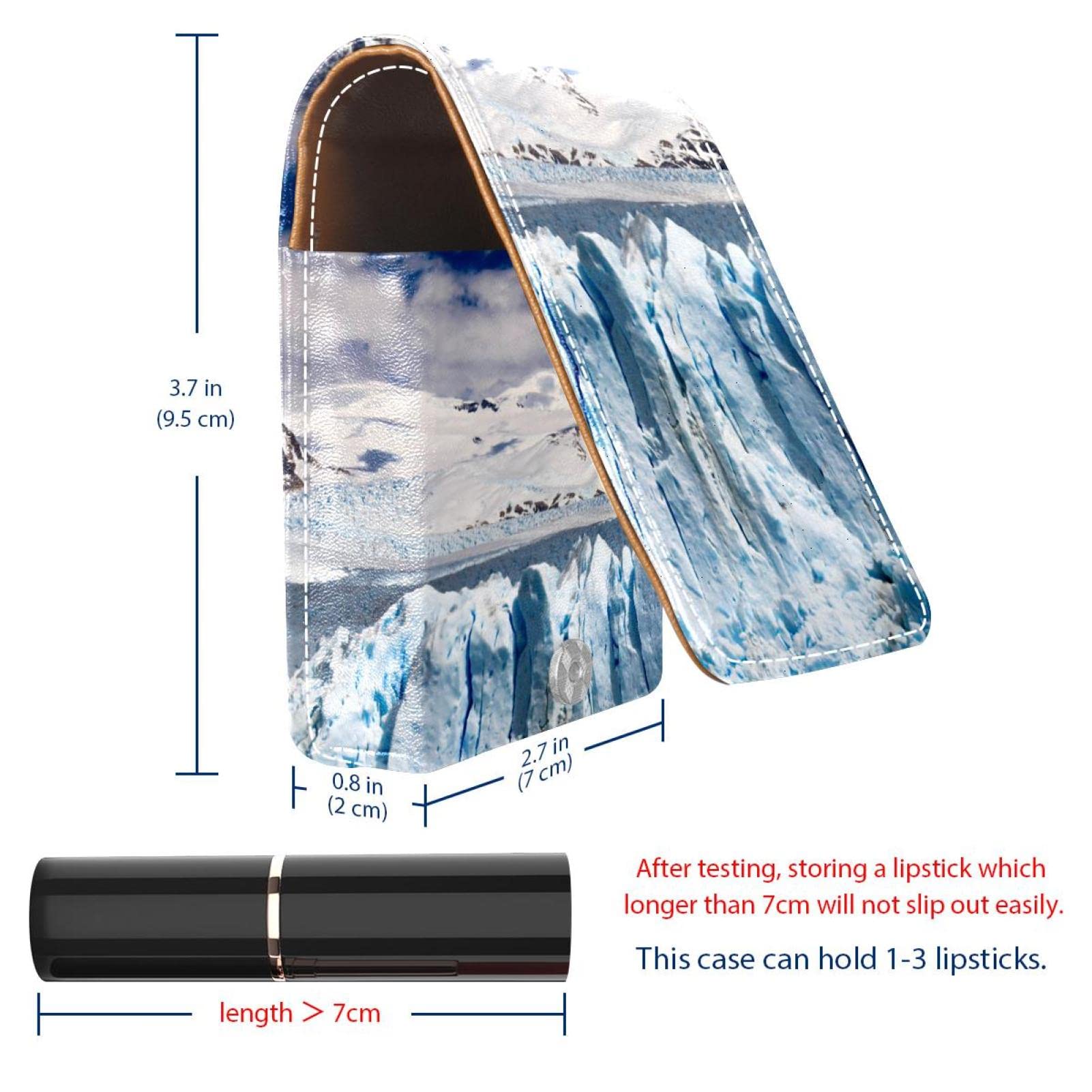 Personalized Lipstick Case - Portable Makeup Bag & Cosmetic Pouch Organizer for Lipstick, Makeup Brushes | Perfect for Travel, Home Storage & Gift Giving