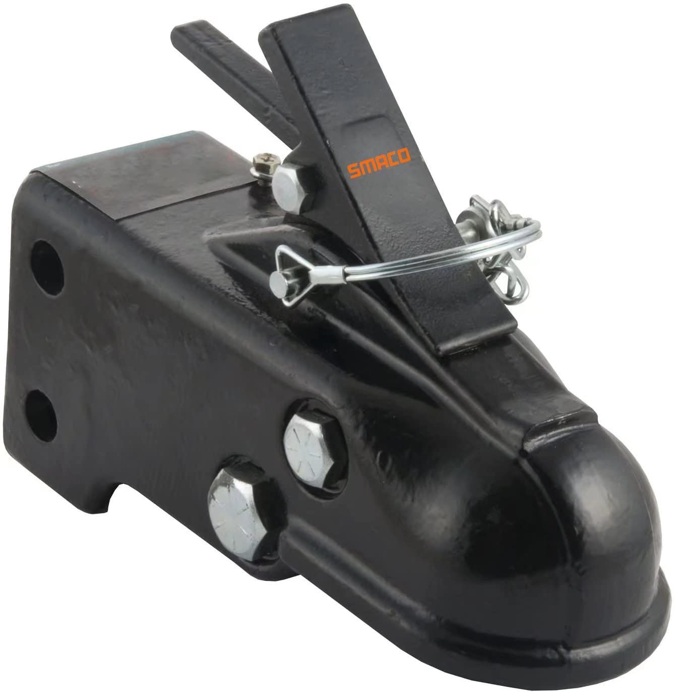SMACO Adjustable Trailer Coupler - Heavy Duty Hitch Lock for 2