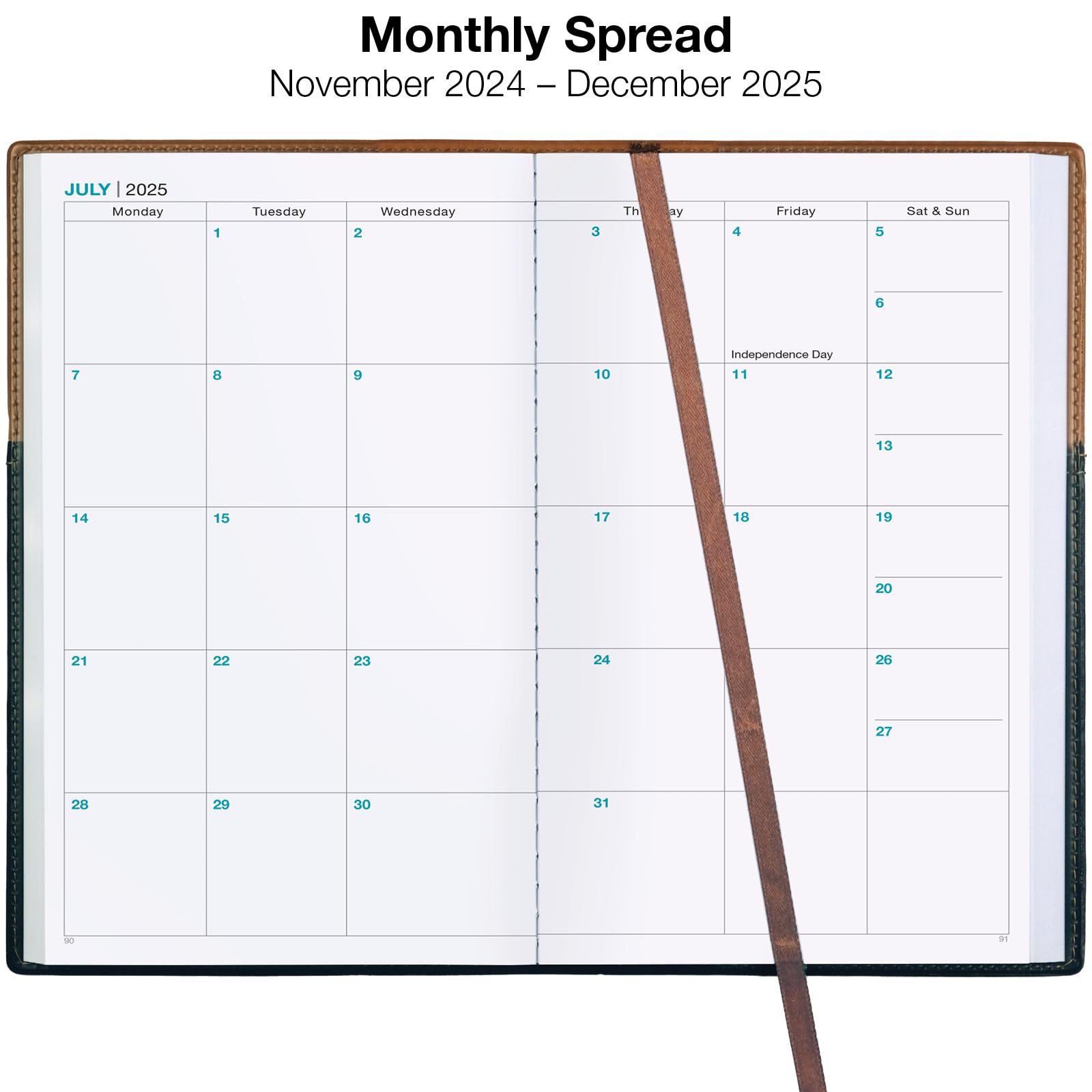 2025 Weekly & Monthly Planner Calendar - 5