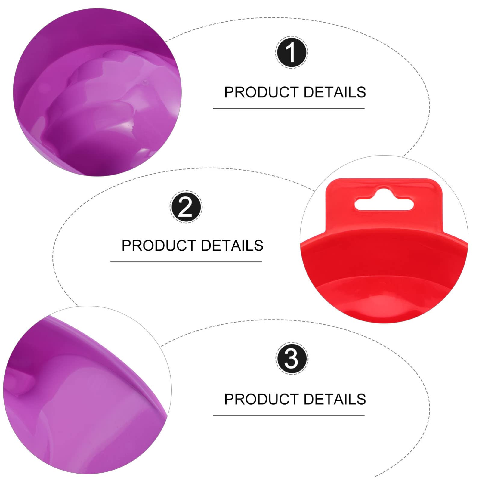 Lurrose 8pcs Nail Soaking Bowls Set with Cuticle Oil - Acrylic Nail Remover Bowls for Manicure, Latex & Polish Removal - PP Material Nail Care Tools for Salon & Home Use