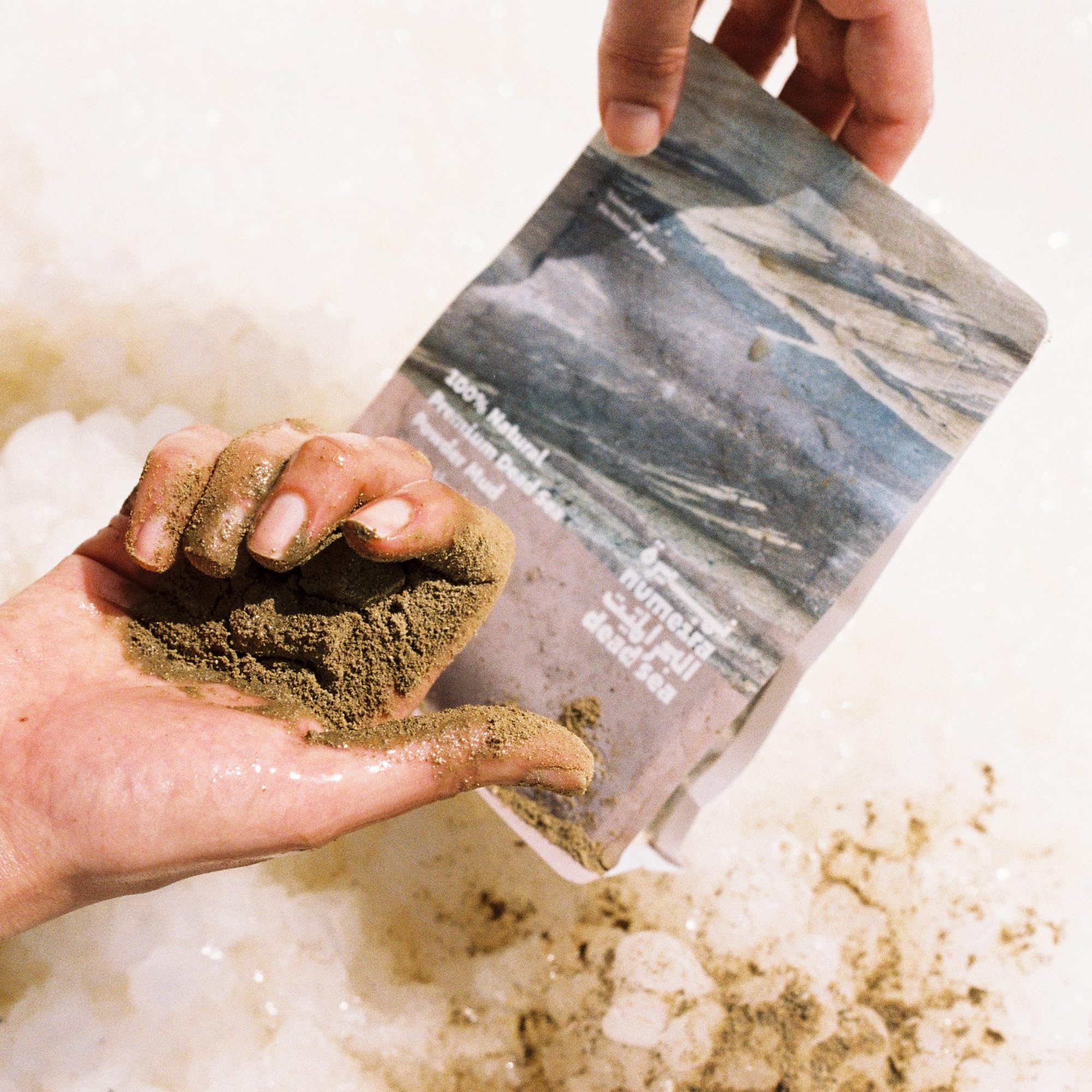 100% Pure Dead Sea Mud Powder - Mineral-Rich Cosmetic Clay for Deep Cleansing | Gentle Face Exfoliator & Body Scrub | Detoxifying Clay Mask for Pore Refinement & Skin Rejuvenation - 250g | Perfect for Spa Day, At-Home Facial Treatments & DIY Skincare Routines