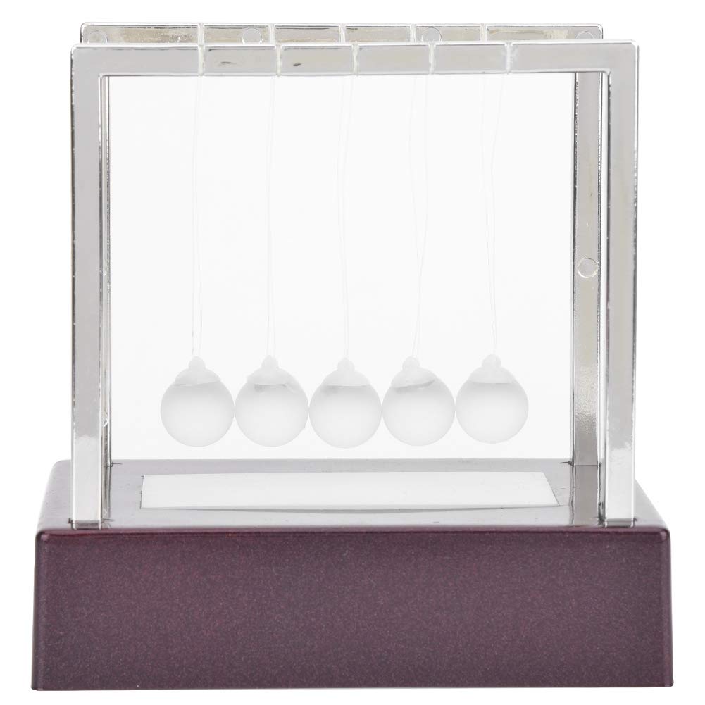 Zerodis LED Newton's Cradle - Perpetual Motion Desk Toy with Swinging Balls, Office Decor & Educational Physics Toy for Stress Relief, Home & Office Desk Accessories - Perfect for Relaxation, Focus & Science Learning