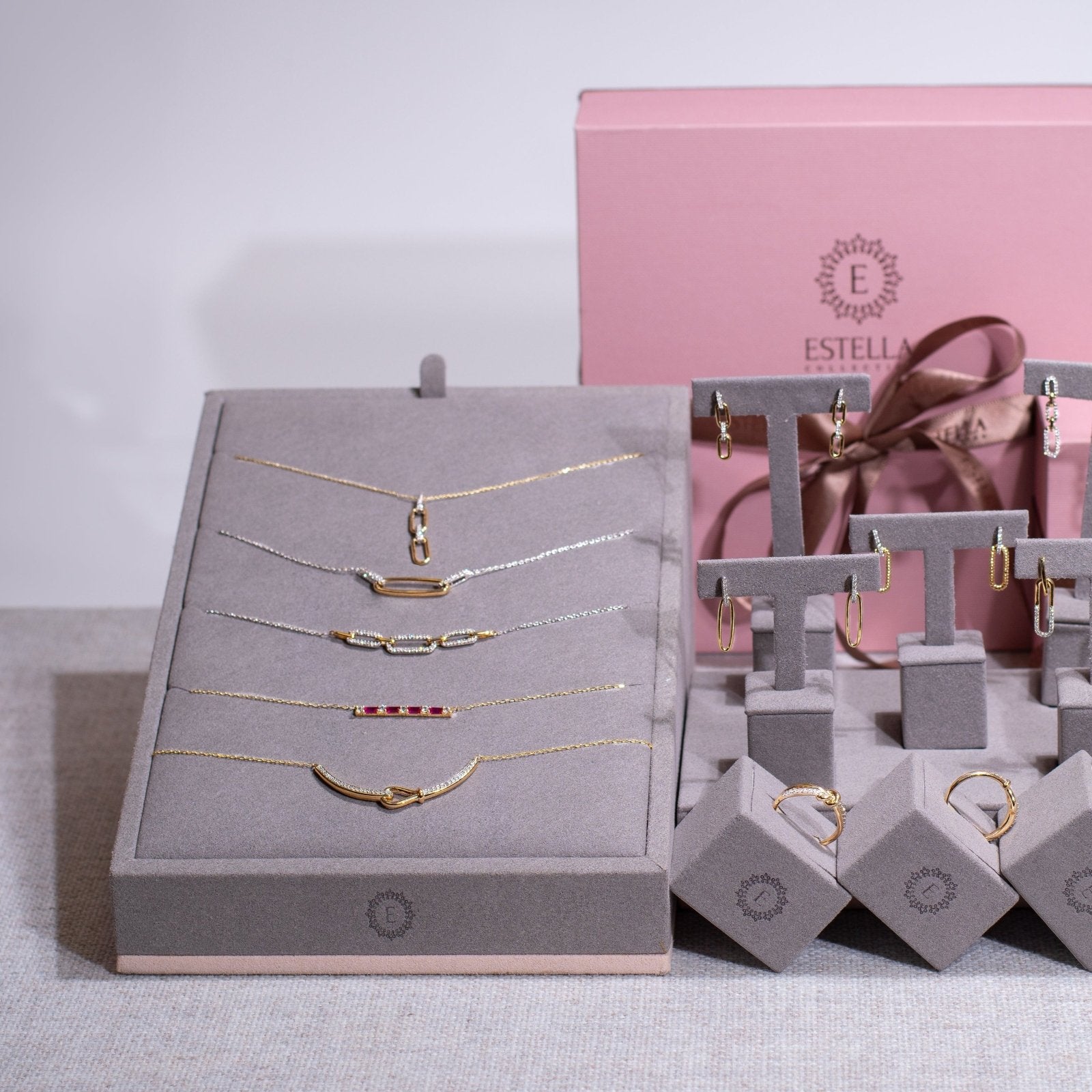 10k Yellow Gold Interlocking Diamond Paperclip Necklace - Dainty Layering Chain for Women, Perfect for Everyday Wear & Special Occasions