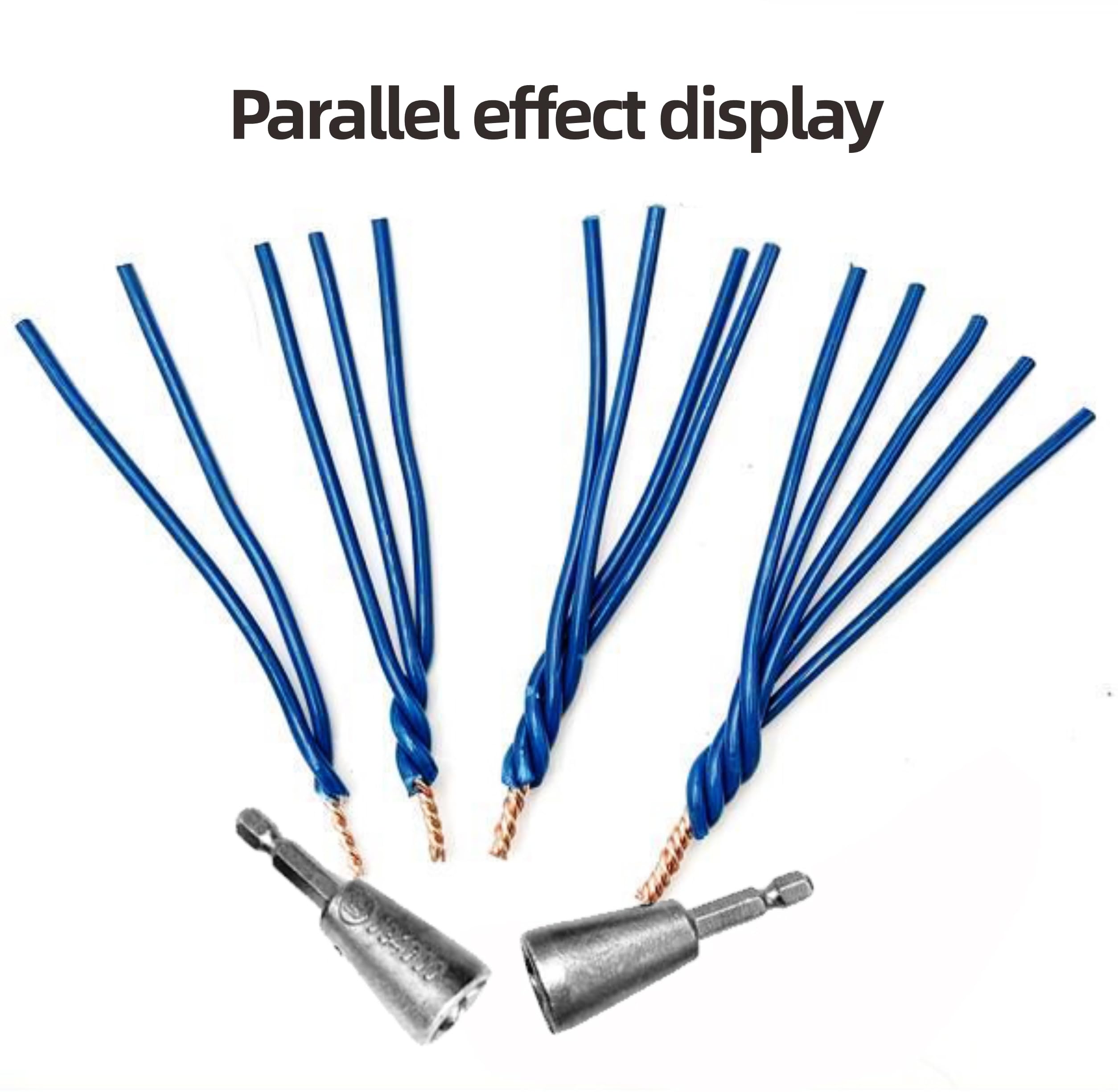 Twister Tools - 2-Piece Strand Strippers & Wire Nut Twister for Electricians | Compatible with Power Drills | Perfect for Electrical Wiring & DIY Projects
