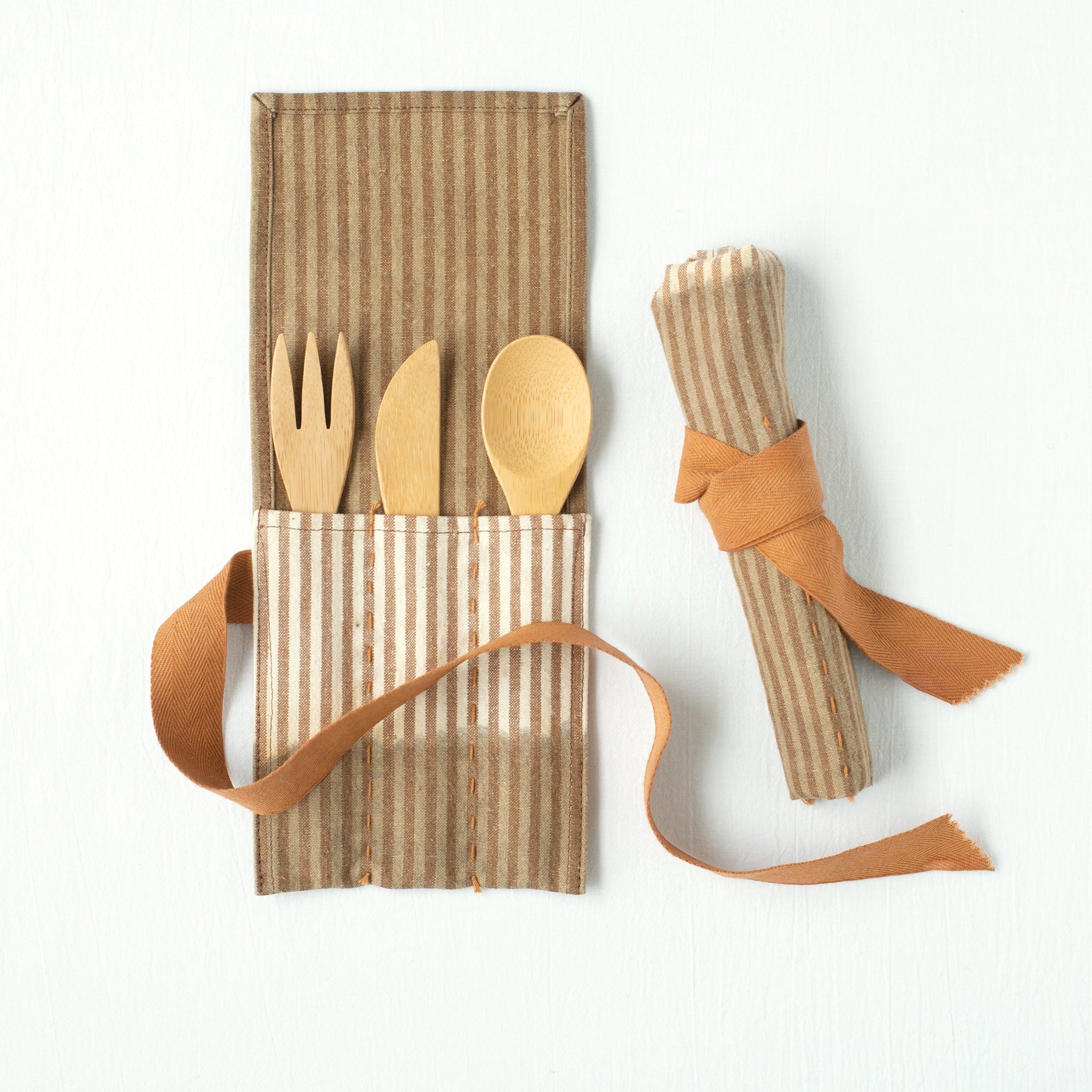 AVFKW X Making Magazine - Premium Everyday Utensil Roll Bundle for Kitchen, Camping & Travel | Durable & Stylish Storage Solution for Chefs, Outdoor Enthusiasts & Home Organizers