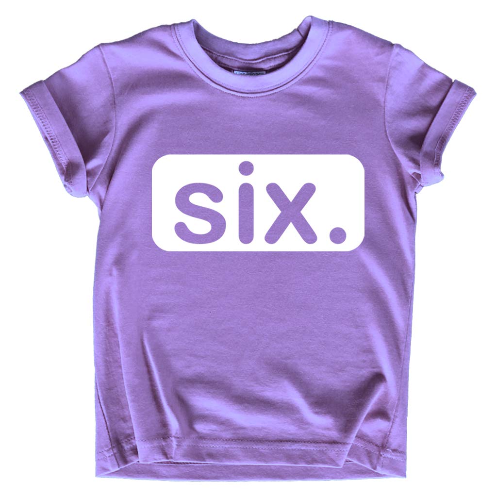 Happy 6th Birthday Outfit for Girls - Cute Toddler 6th Birthday Shirt - Perfect Sixth Birthday Gift for 6 Year Old Girls | Birthday Party, Photo Shoot & Special Occasion Wear
