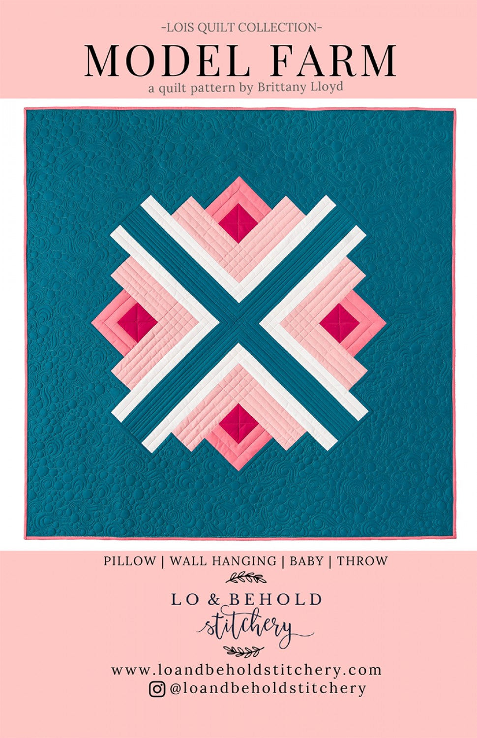Model Farm Quilt Pattern - Vintage Farmhouse Quilting Design for DIY Home Decor & Country Style Bedding | Perfect for Farmhouse Bedrooms, Rustic Home Decor & Handmade Gift Ideas