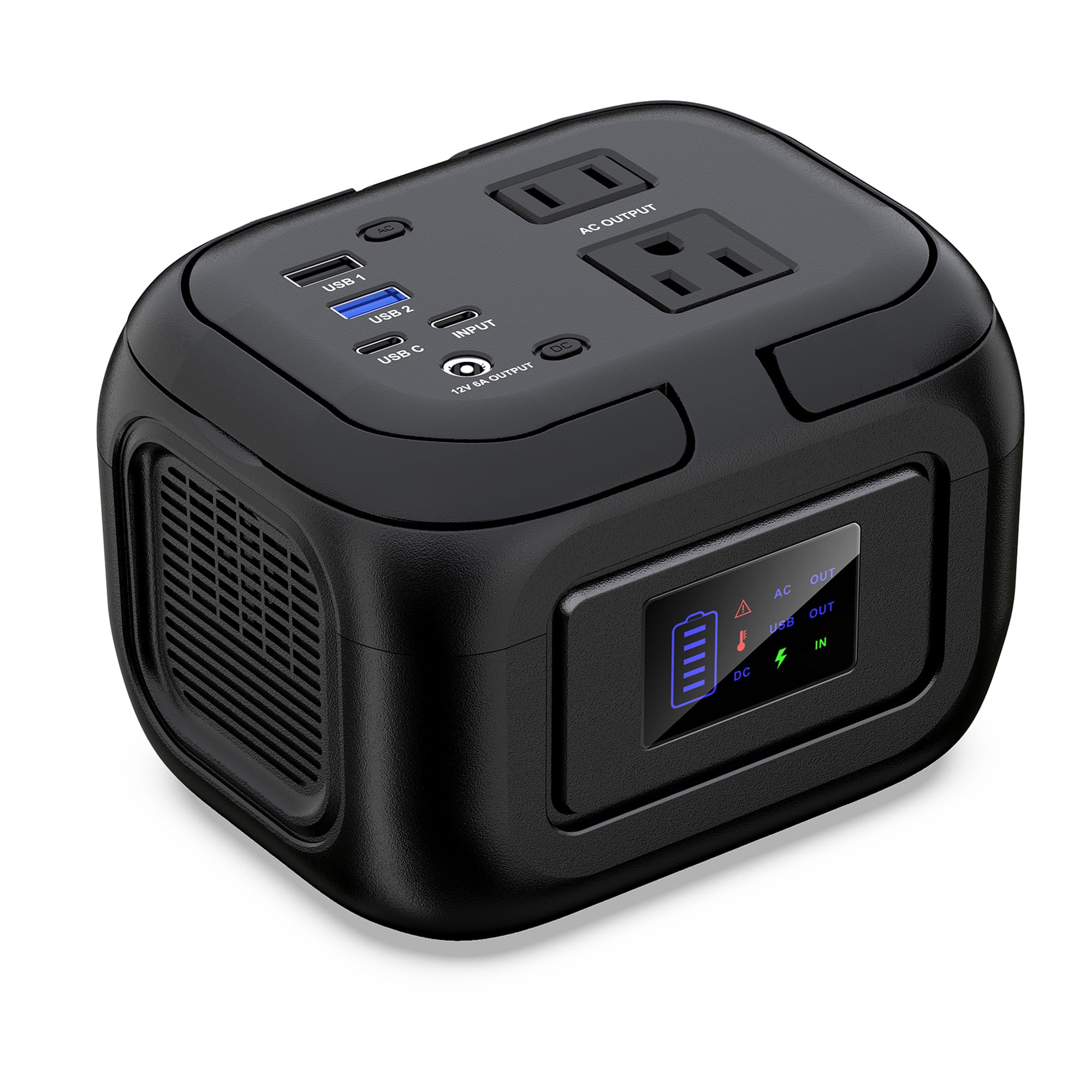 SinKeu 120W Peak Portable Power Station - 97Wh Lithium Battery Generator with 110V AC Outlet, USB-C/QC3.0, DC Output | Fast Charging for Camping, Home Backup & Outdoor Emergency Power Supply | Perfect for RV Trips, Blackouts & Off-Grid Adventures