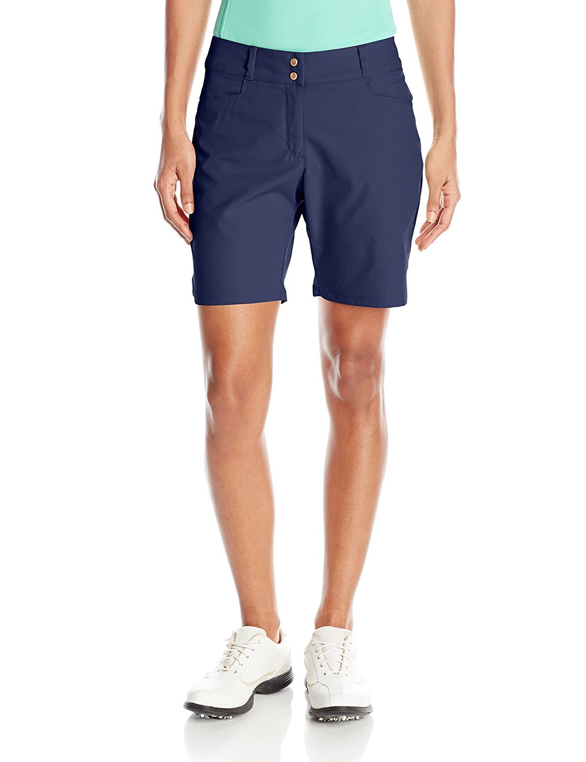 Adidas Golf Women's Essentials Shorts - Comfortable & Breathable Athletic Shorts for Golf, Running & Casual Wear | Perfect for Sports, Training & Everyday Use