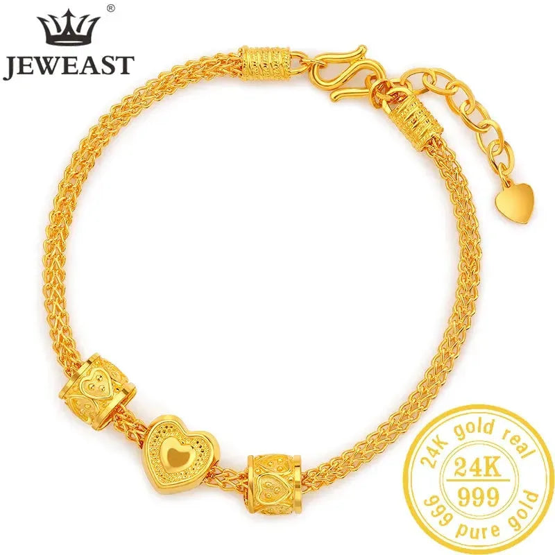 24K Pure Gold Bracelet 999 Solid Gold Bangle - Elegant Butterfly Design Classic Jewelry for Women | Perfect Gift for Birthday, Anniversary & Special Occasions | Trendy & Timeless 2023 Collection
