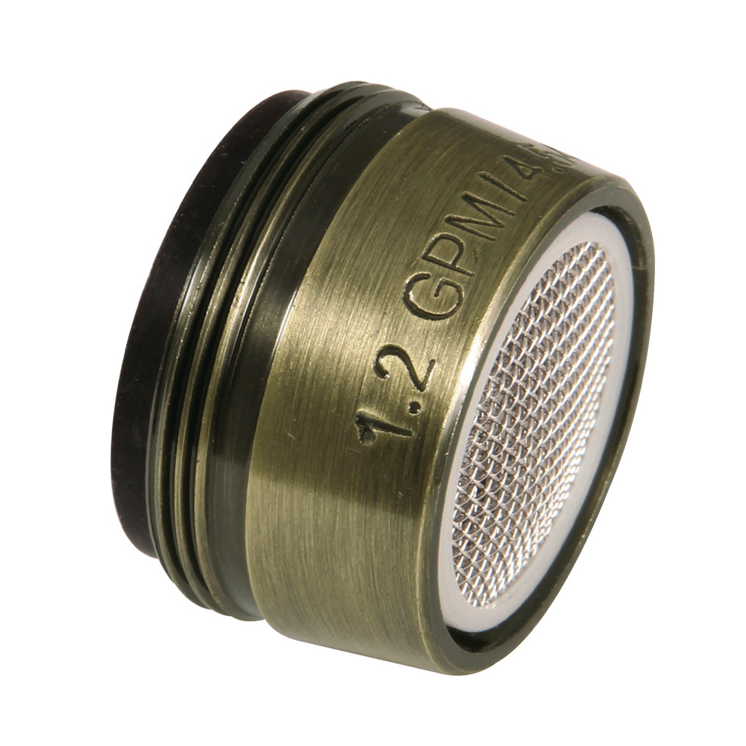 Cal Green Z12KBSA953 1.2 GPM Low-Flow Male Threaded Aerator in Antique Brass - Perfect for Bathroom Sink Faucets & Water Conservation