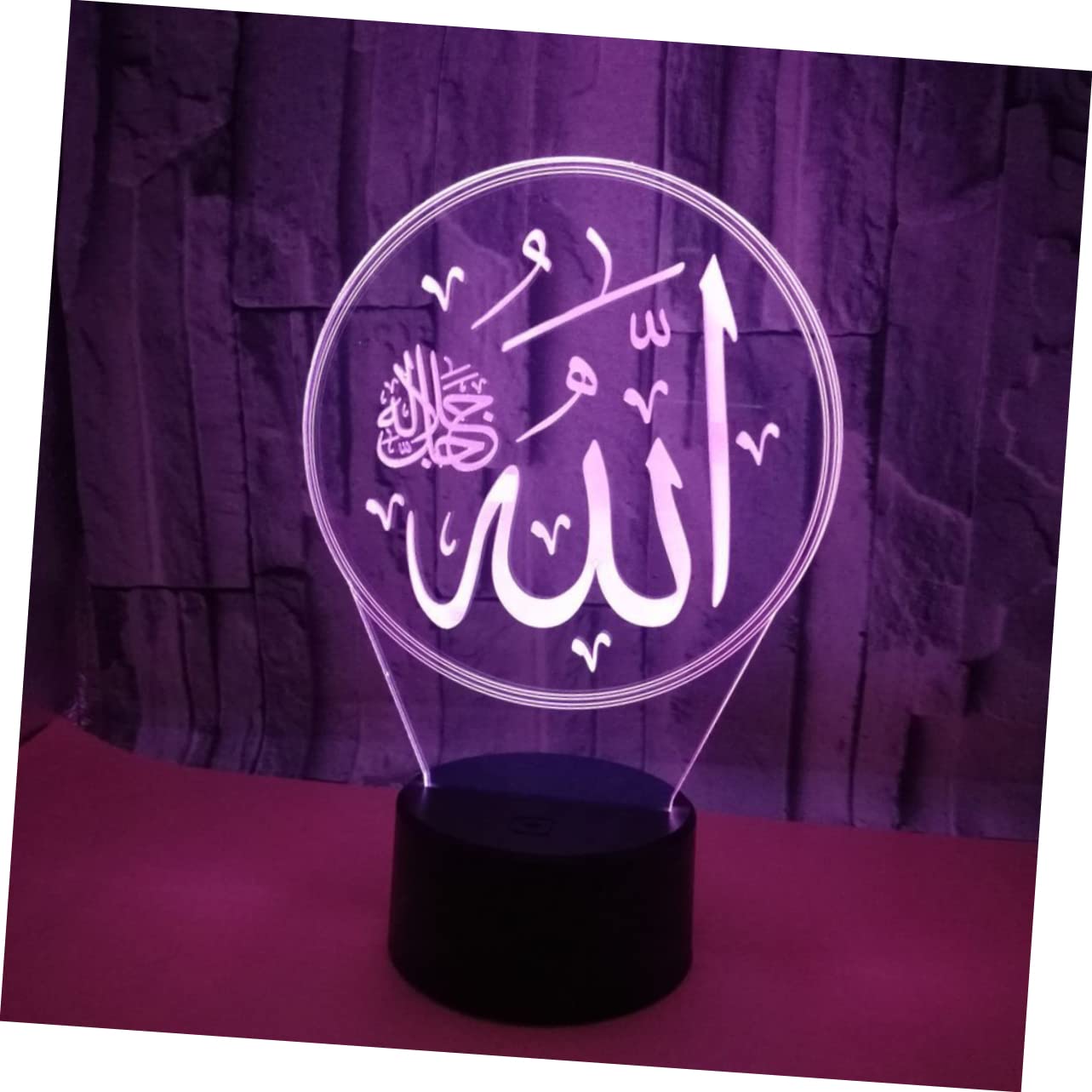 Uonlytech 3D Illusion LED Desk Lamp - Acrylic Plate Night Light with Touch Control for Home Decor, Bedroom & Office | Perfect Gift for Birthday, Christmas & Housewarming