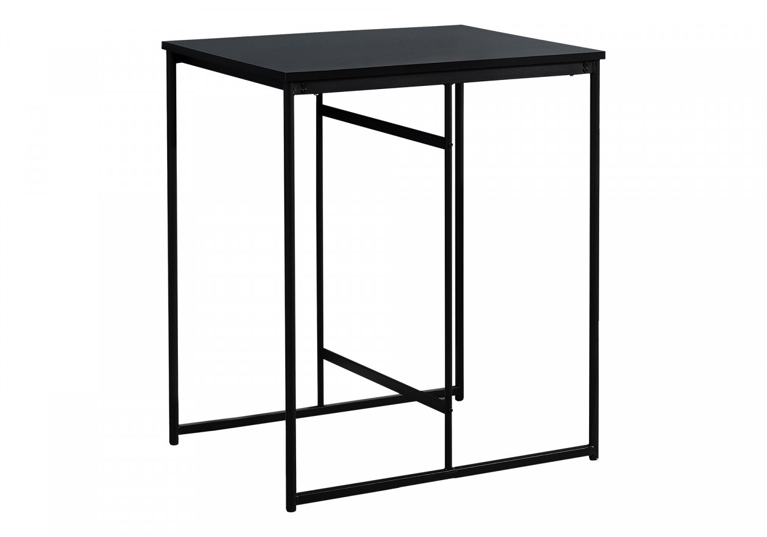 Brooke Counter Height Dining Table - Black | Modern Kitchen & Breakfast Bar Stool Table for Small Spaces