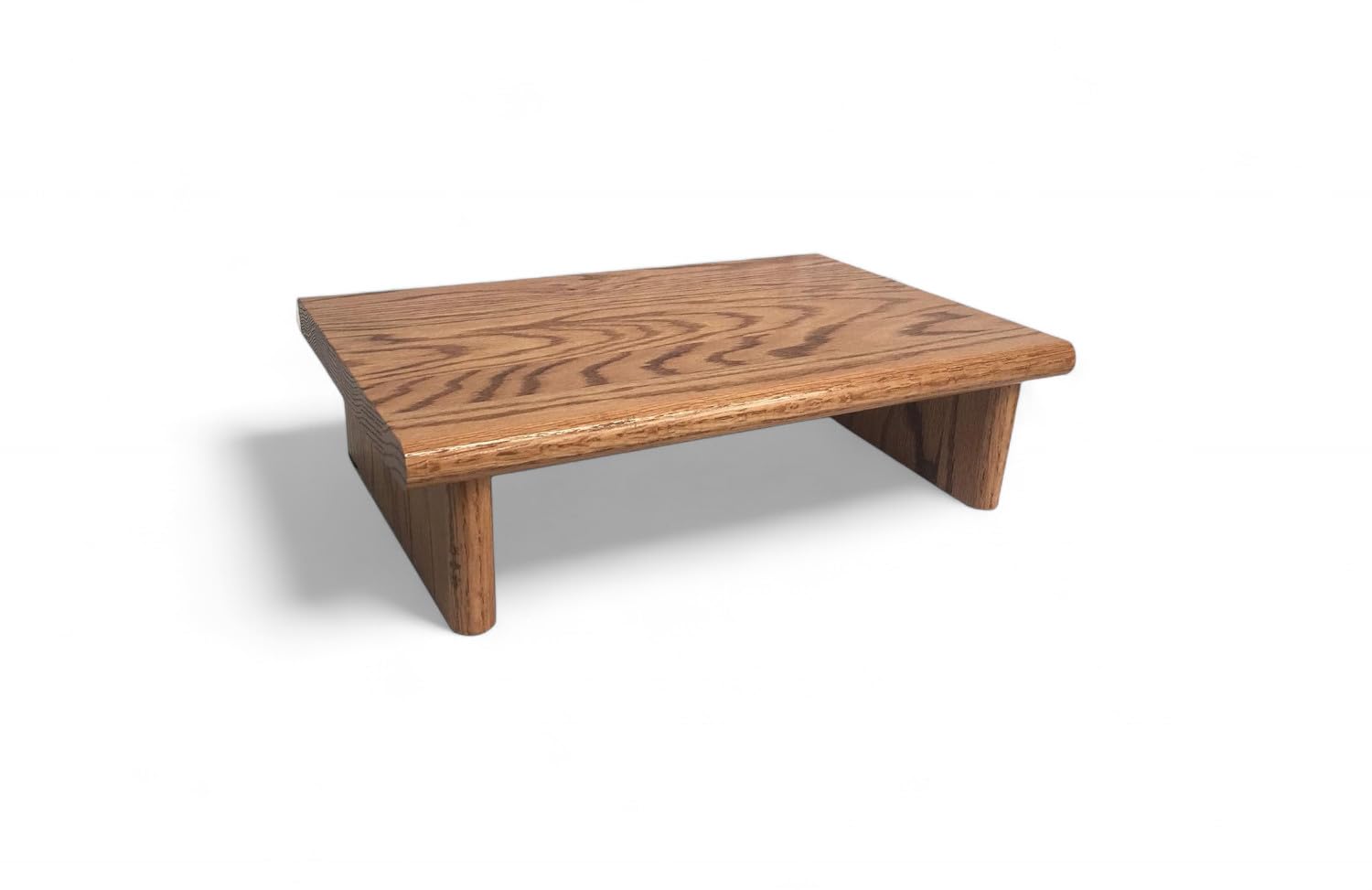 Premium Solid Oak Monitor Stand - 18