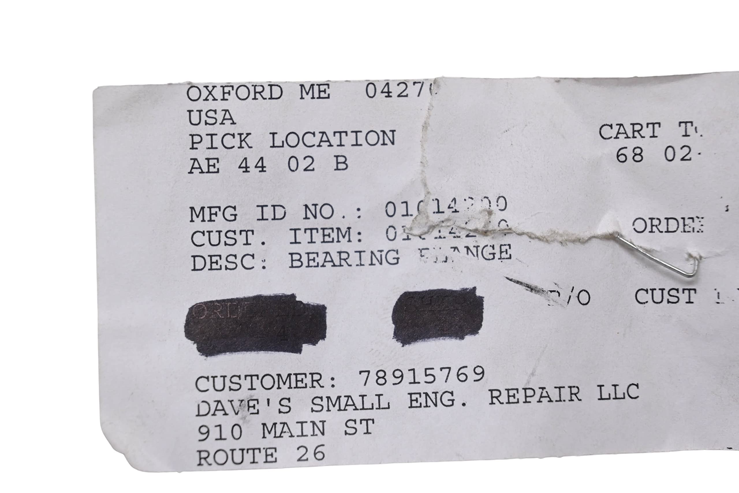 Ariens 01014200 Flange - Genuine OEM Replacement Part for Snow Blowers & Lawn Tractors - Perfect for Winter Maintenance and Yard Equipment Repair