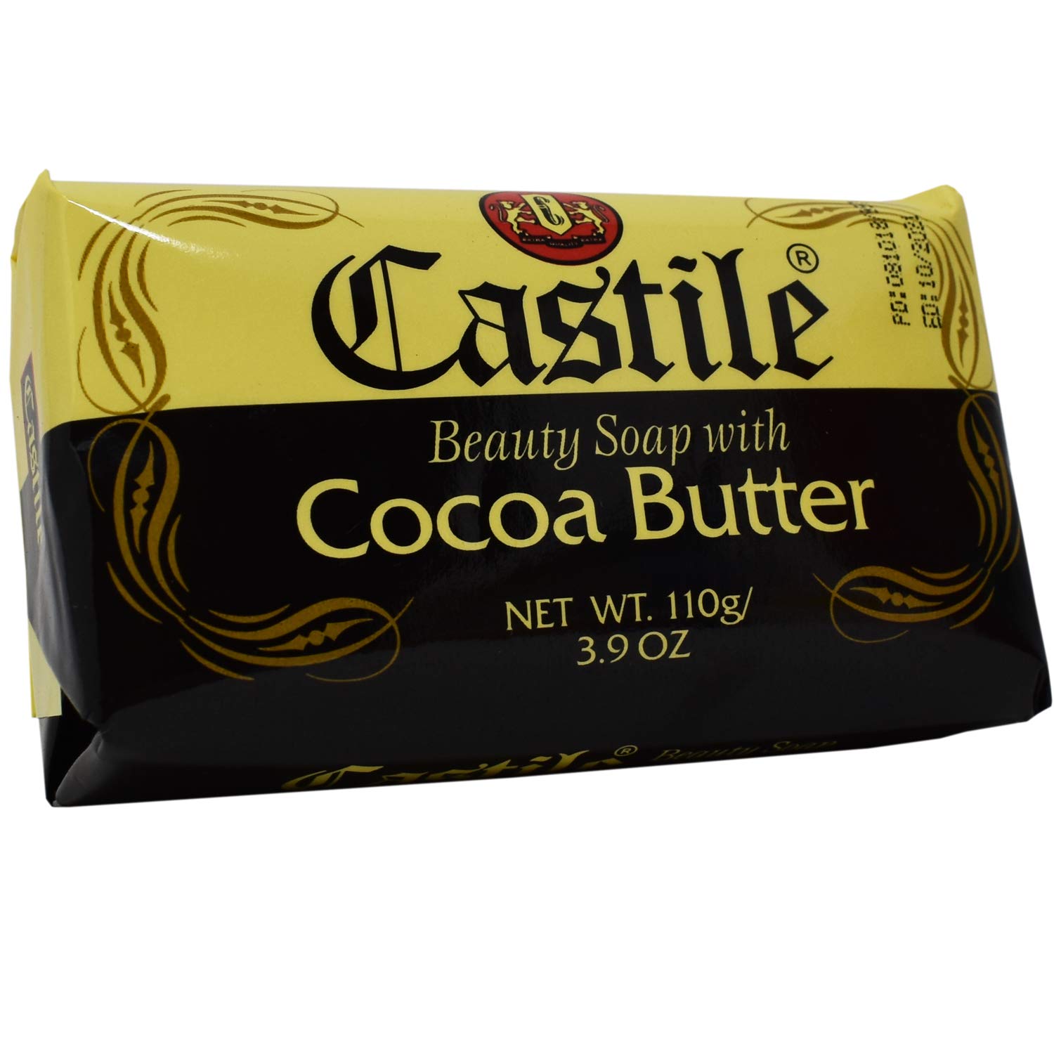 Castile Beauty Soap with Cocoa Butter - 3.9 oz Bar Soap for Soft, Moisturized Skin | Natural Handmade Soap for Face & Body | Perfect for Sensitive Skin & Daily Cleansing