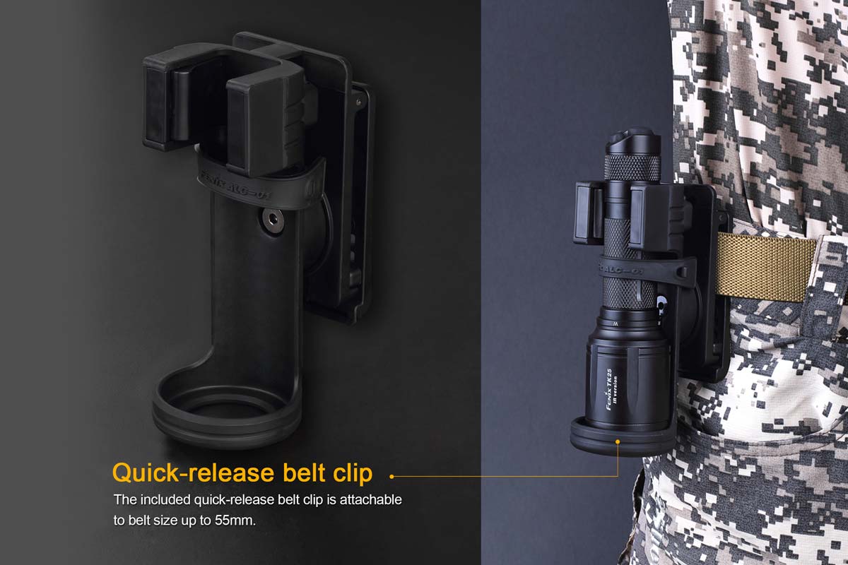 Fenix TK25 IR Flashlight with Infrared Illuminator - Tactical LED Light for Hunting, Security & Night Vision (Discontinued) - Perfect for Outdoor Adventures & Emergency Situations