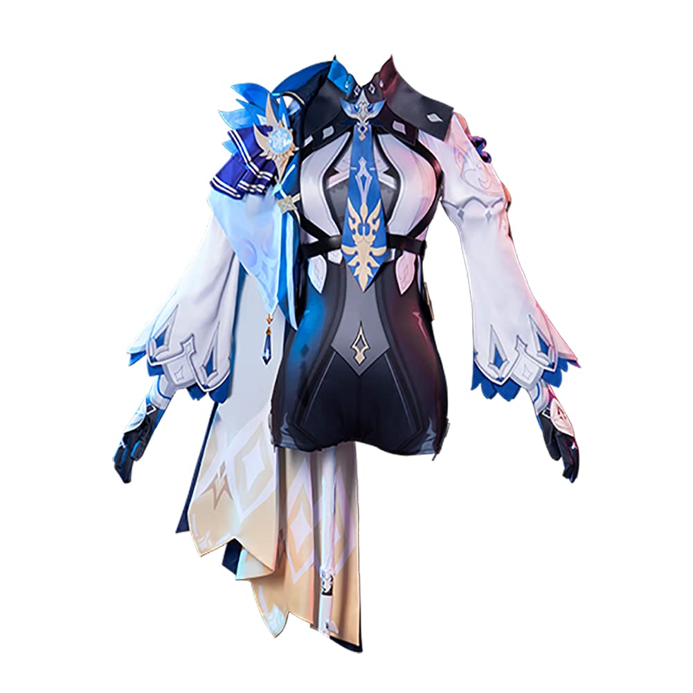 Genshin Impact Eula Cosplay Costume Full Set - Official Game Character Outfit for Women, Halloween Party, Anime Convention & Cosplay Events