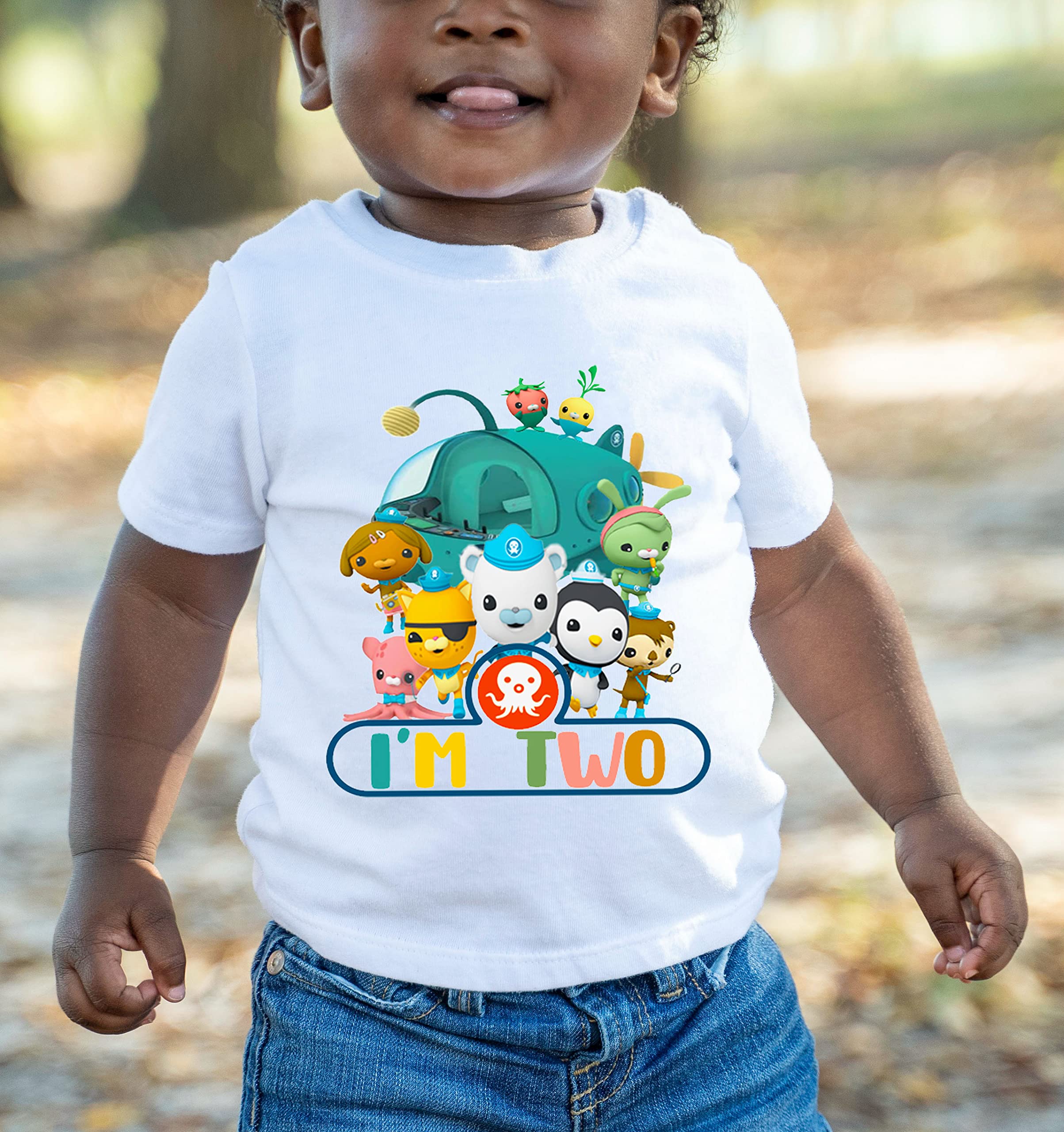 Octopus 2nd Birthday Shirt for Toddlers - Cute Octo Themed Outfit for 2 Year Olds - Perfect for Birthday Parties & Celebrations (4T)
