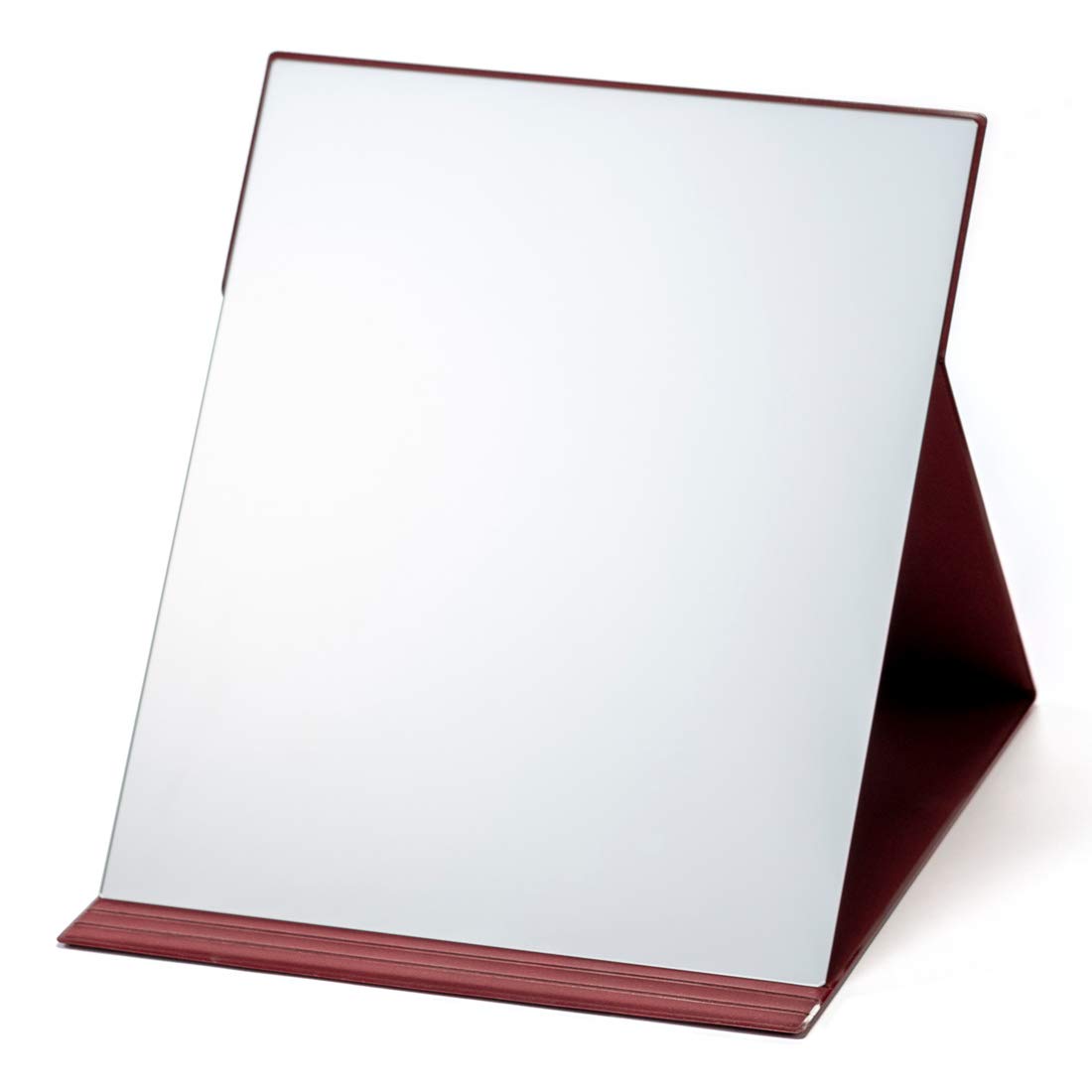 HORIUCHI Japanese Folding Mirror - Portable Tabletop Makeup Mirror with Stand | Travel, Vanity, Dressing Room & Home Decor Accessory