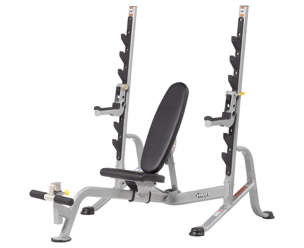 Hoist HF 5170 7-Position Adjustable FID Olympic Weight Bench for Home Gym - Perfect for Strength Training, Weightlifting & Full-Body Workouts