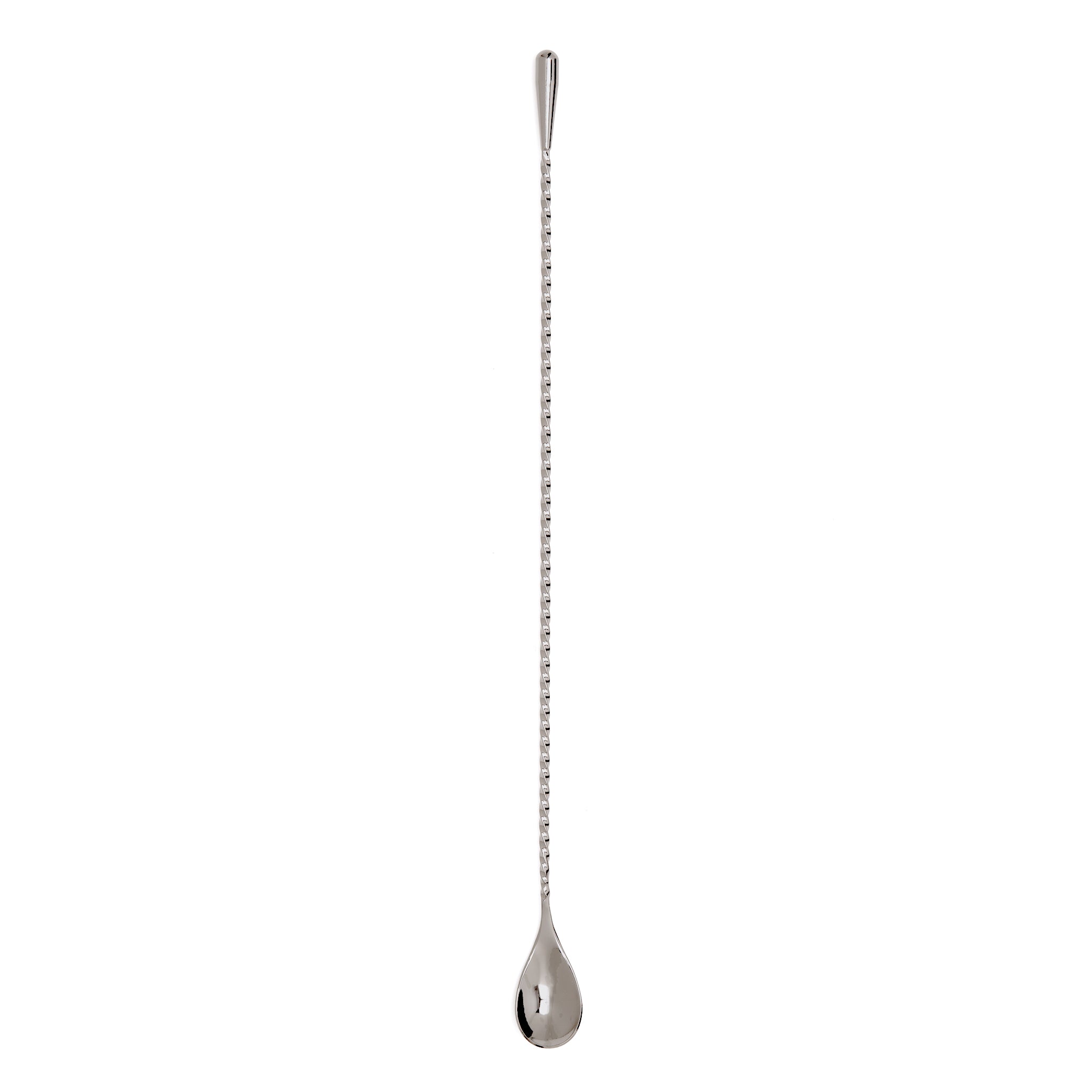 Premium Stainless Steel Teardrop Bar Spoon - 40cm Cocktail Mixing Tool for Bartenders & Home Bars - Perfect for Crafting Cocktails, Stirring Drinks & Layering Ingredients