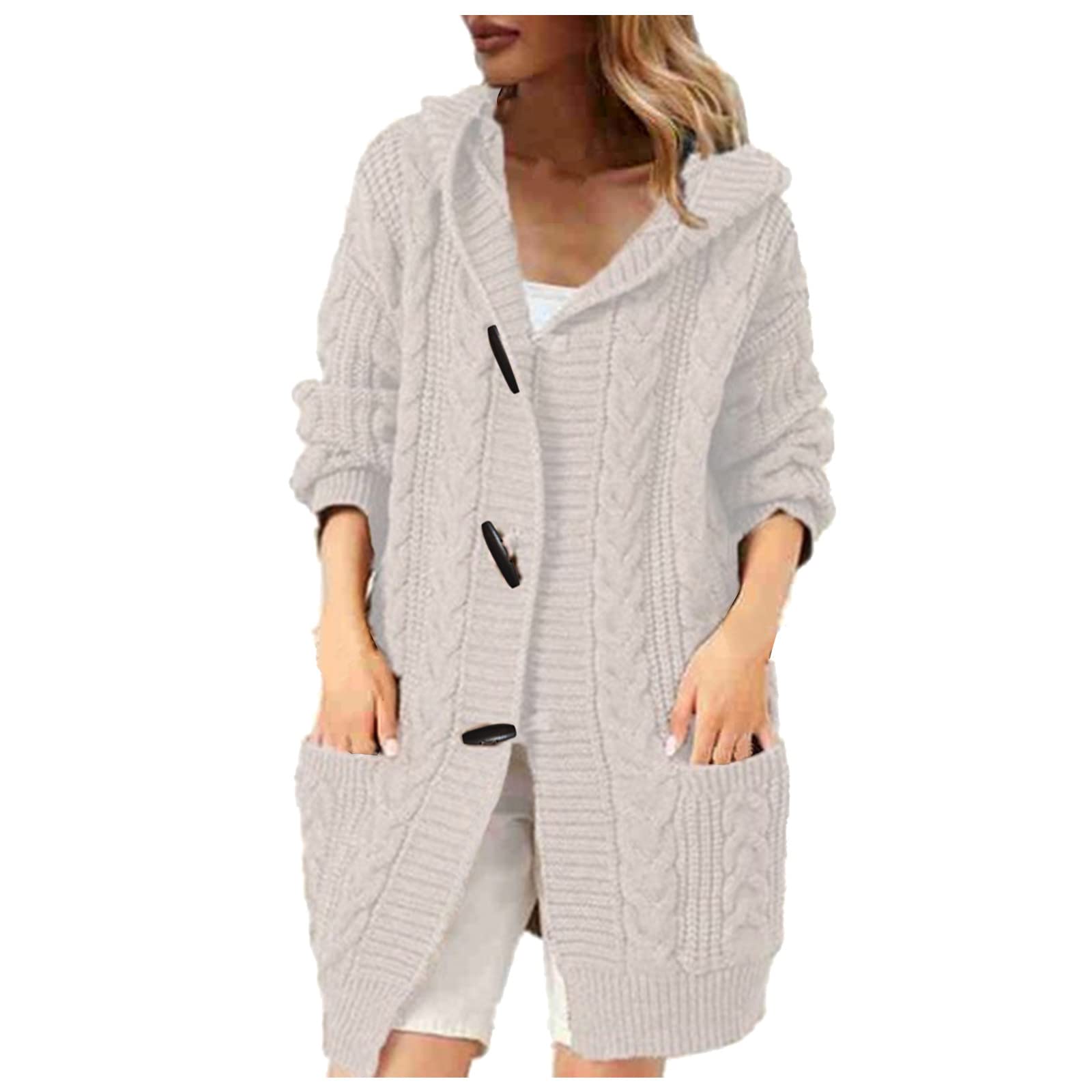 Women's Long Sleeve Button Up V-Neck Yellow Patchwork Print Cardigan Sweater - Cropped Casual Top for Fall & Winter, Perfect for Office, Date Night and Layering Outfits