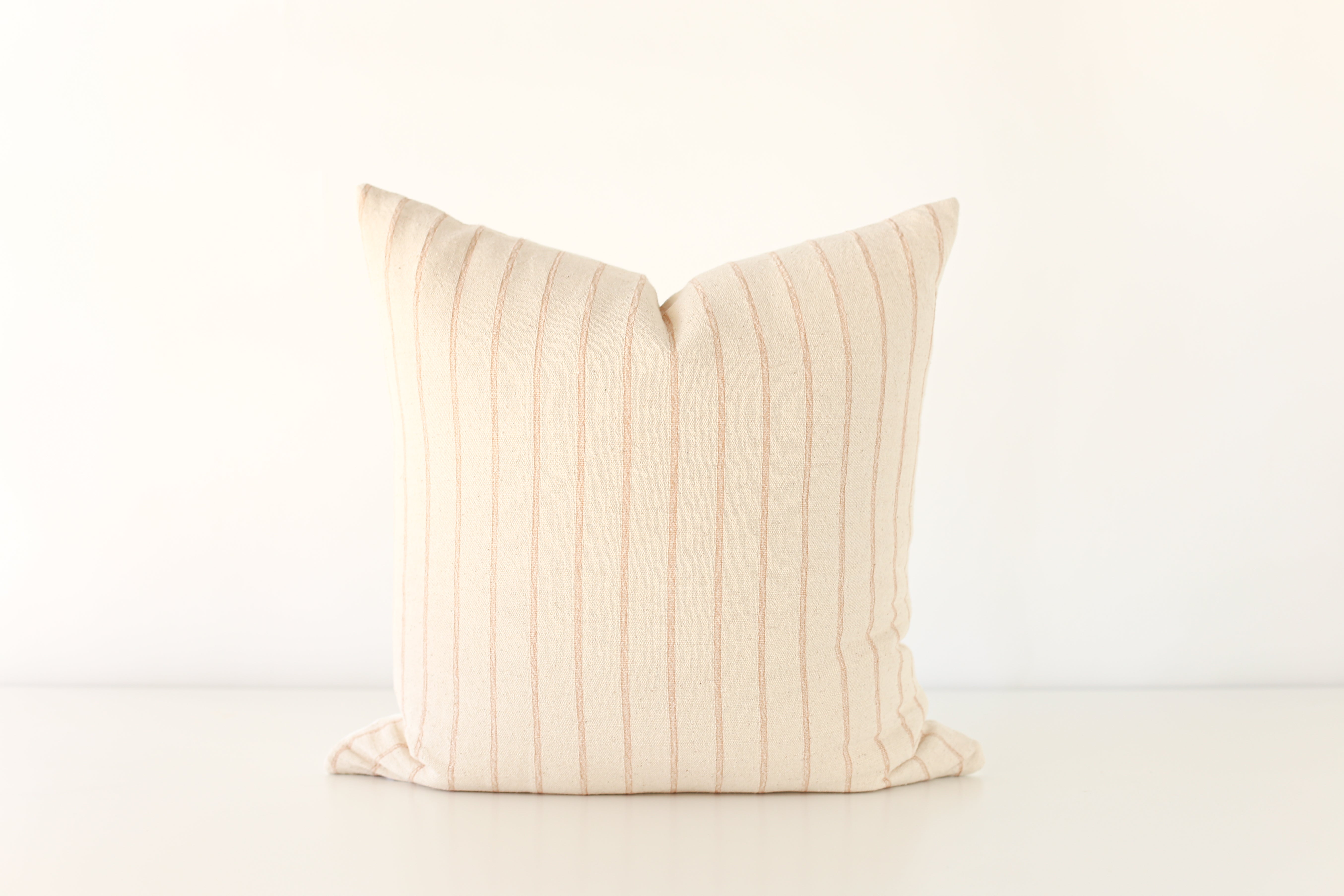 Premium Hanson Stripe Vertical Pillow Cover - Soft & Stylish Decorative Pillowcase for Sofa, Bed, Couch - Home Decor & Living Room Accent