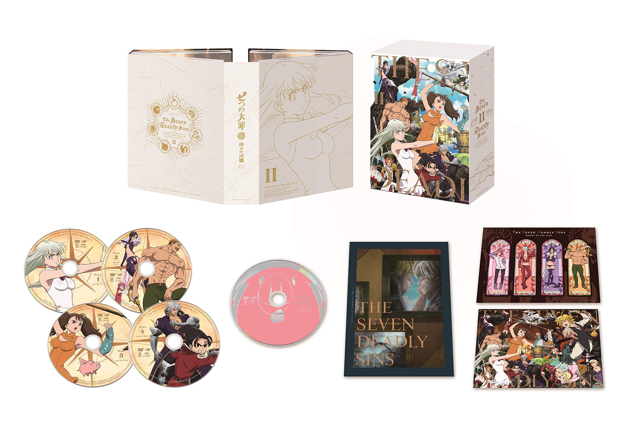 The Seven Deadly Sins: Inverse Scale DVD-BOX II - Complete Anime Series with Bonus Original Art Set (3-Disc Collector's Edition, 27.5 x 19.5 cm) | Perfect for Anime Fans & Collectors | Great Gift for Holidays & Special Occasions