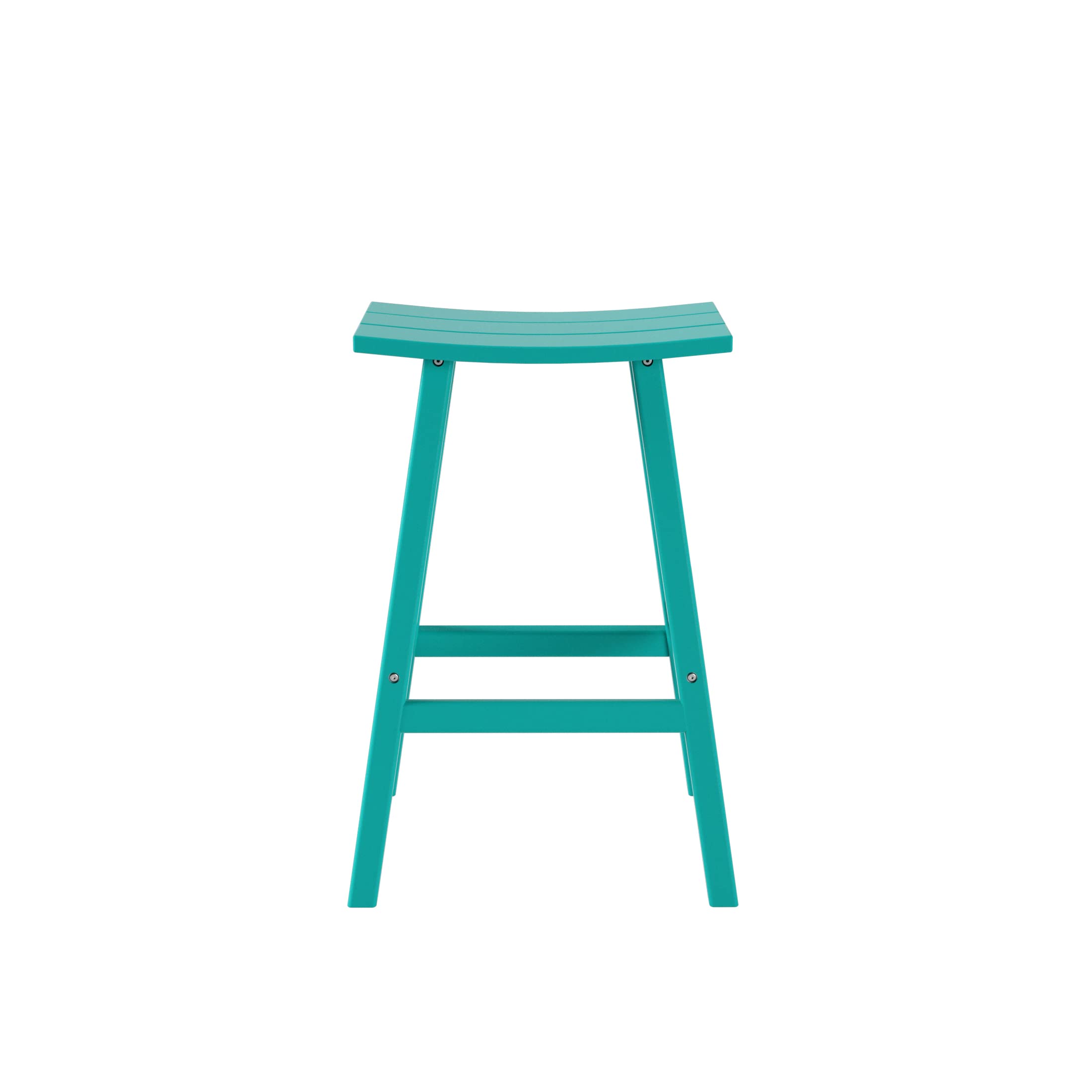 WestinTrends Malibu 2-Piece 29-Inch Outdoor Bar Stools Set, Turquoise - Perfect for Patio, Poolside & Backyard Entertaining