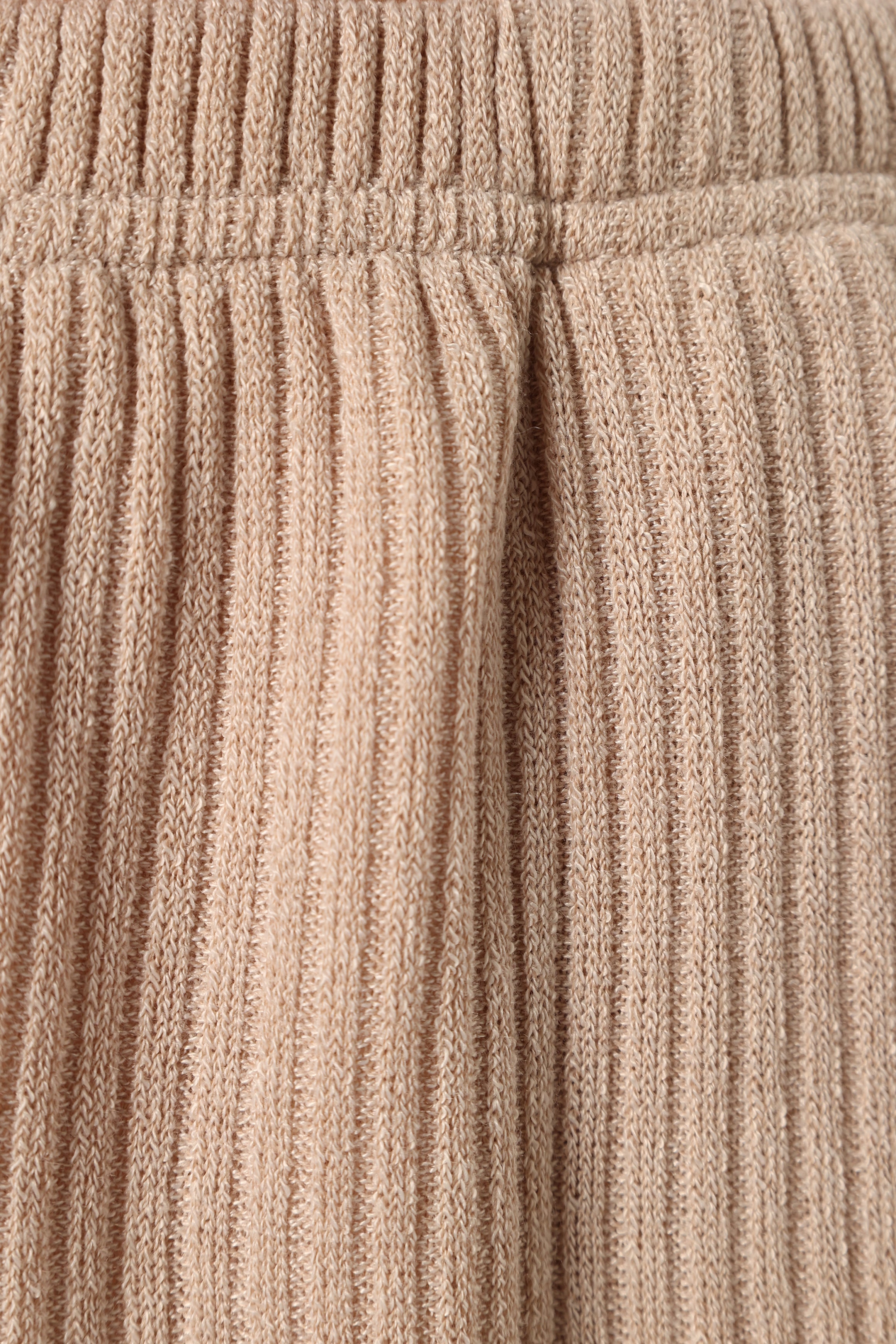 Granger Knit Short Set for Women - Comfortable Cotton Lounge & Sleepwear Set in Tan - Perfect for Relaxing at Home, Lounging, and Sleepwear