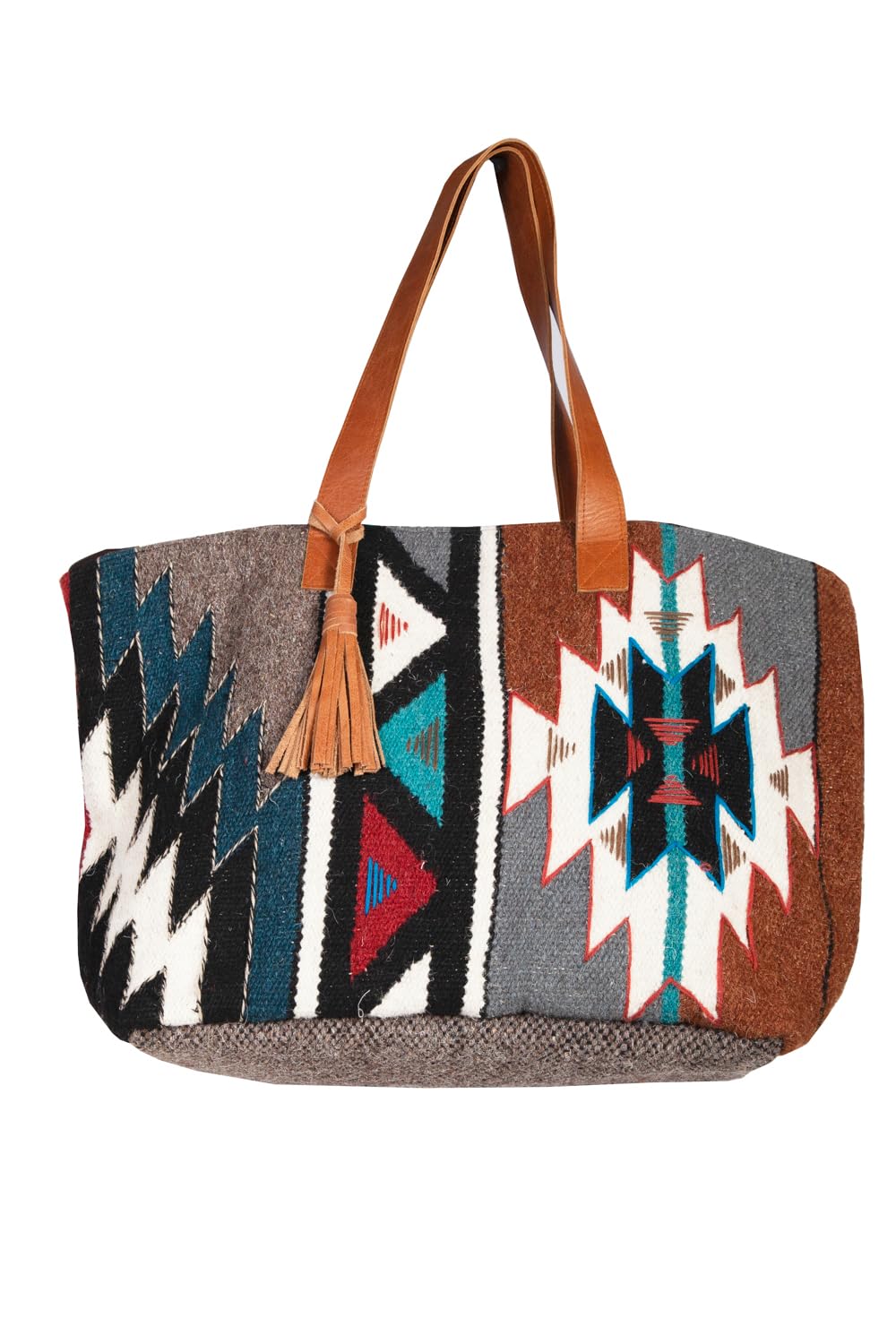 Stylish Southwestern Fringe Crossbody Bag for Women - Genuine Black Leather Handbag Perfect for Casual Outings, Music Festivals & Boho Fashion