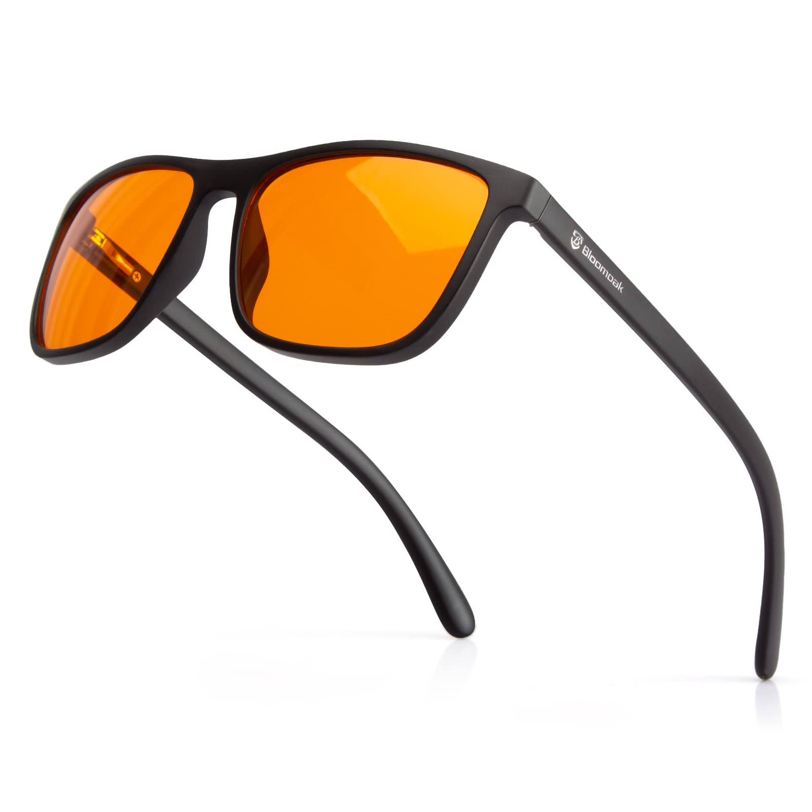 Bloomoak Blue Light Blocking Glasses 99% - Brown Tortoiseshell Gaming & Sleep Glasses for Men & Women - Anti Eye Strain Computer Glasses for Screen Use, Gaming, Office Work & Nighttime Reading